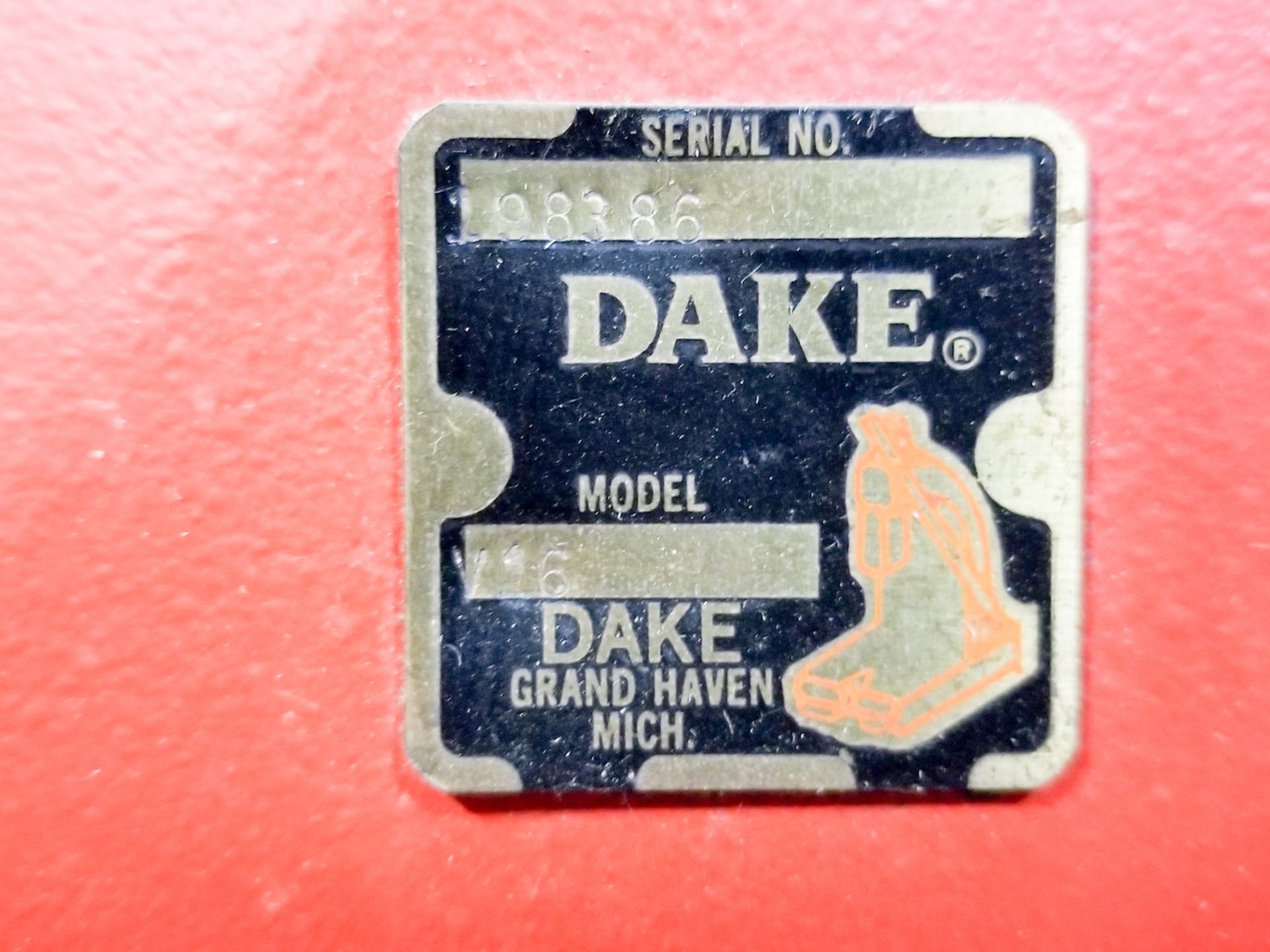 Dake Johnson V-16 Vertical Band Saw - Image 4 of 5