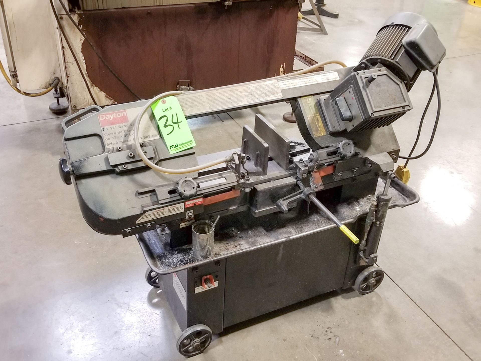 Dayton Model 4YG30A Horizontal Band Saw