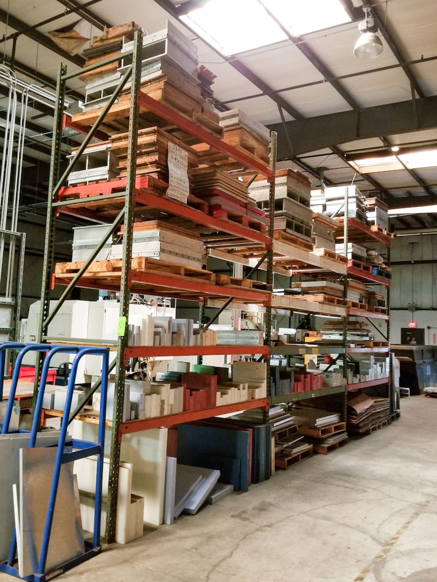 (3) Sections of Pallet Racking to Include: (4) 14' Uprights; (28) 8' Horizontals