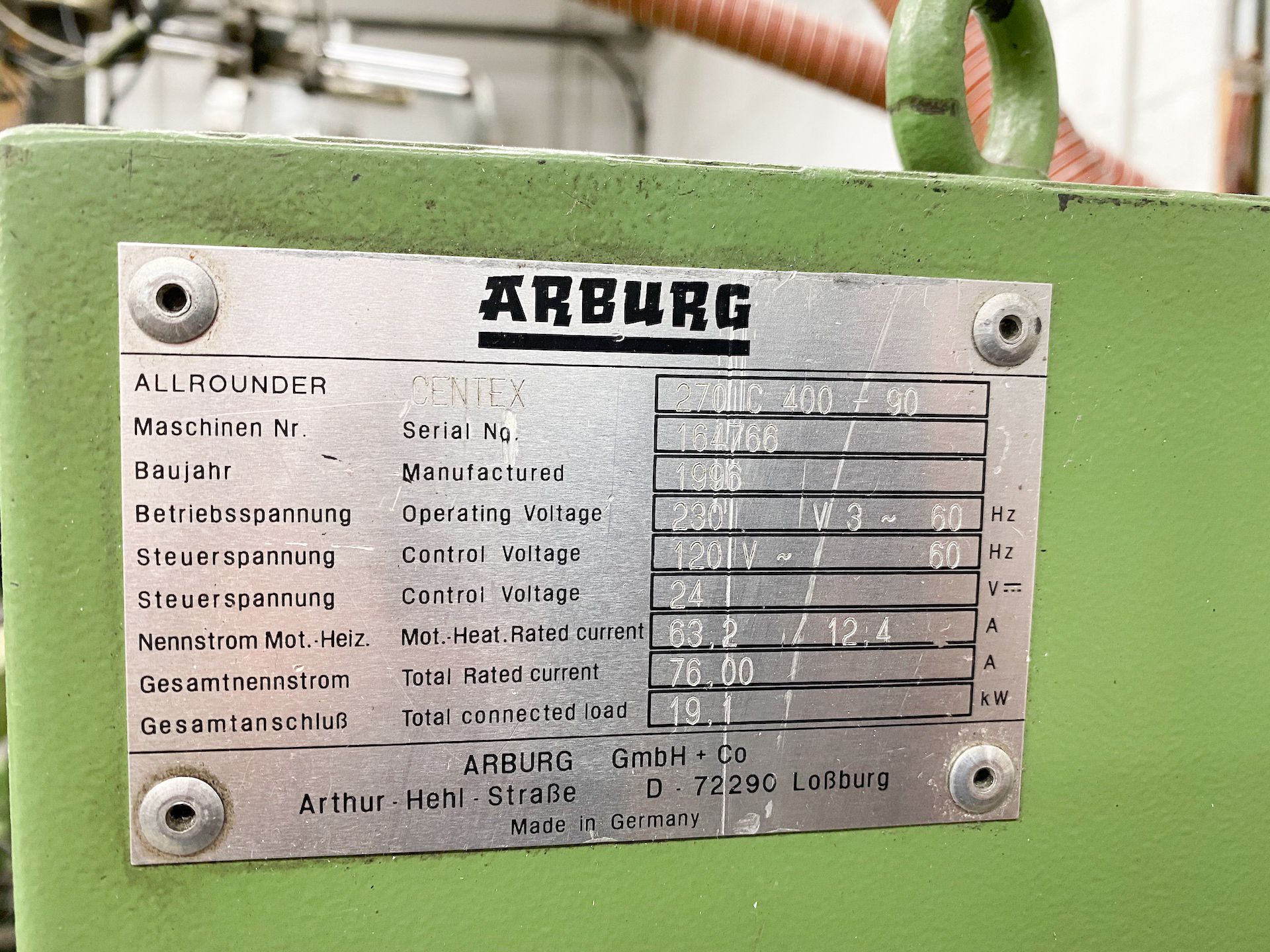 Arburg 44 Ton Injection Molding Press - Image 12 of 12