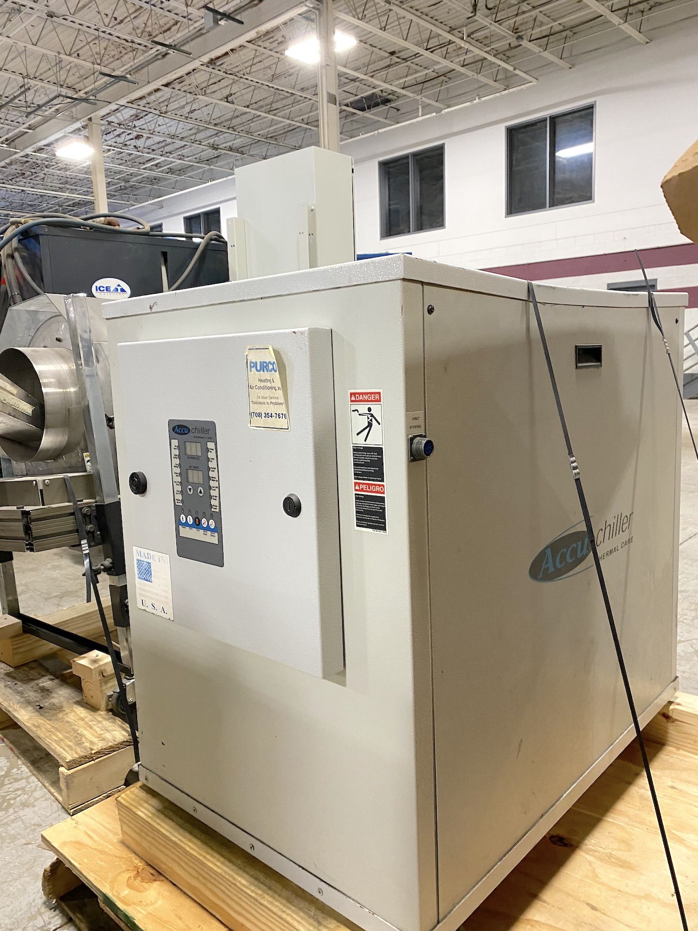 Thermal Care 3 Ton Water Cooled Chiller, New in 2008