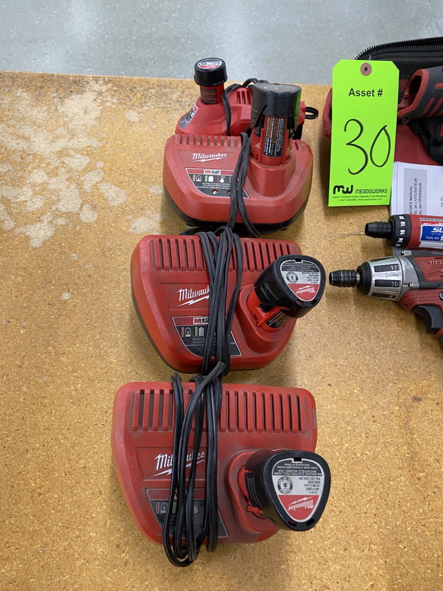 Lot of (4) Assorted Milwaukee Lithium Ion Power Tools and Batteries - Image 4 of 5