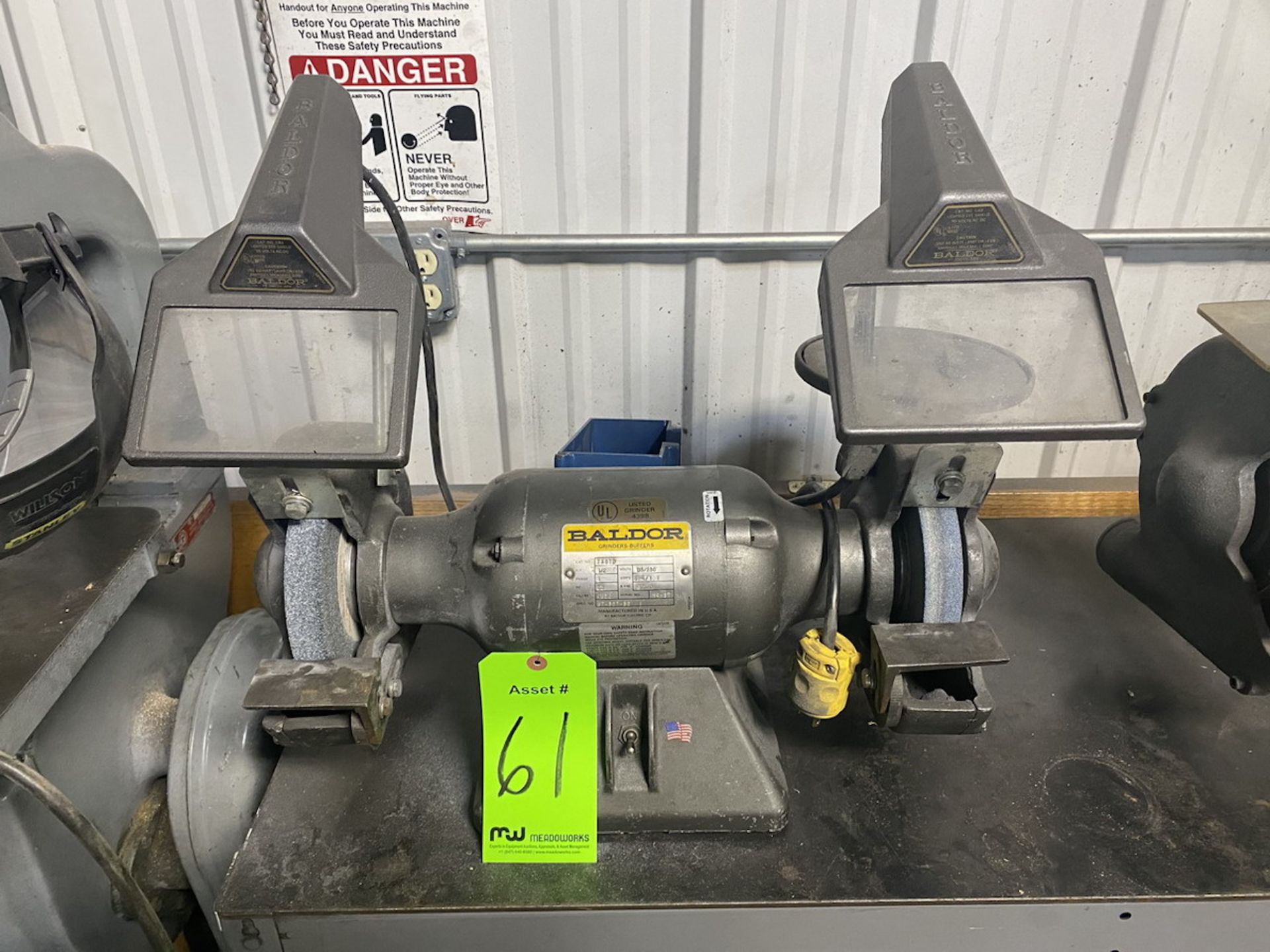 Baldor Model 7307D, Grinder/Buffer