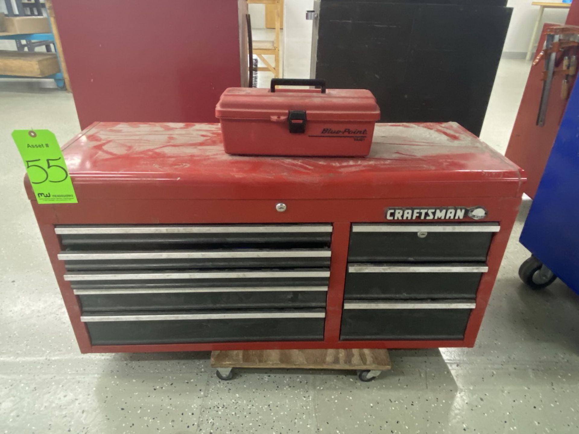 Craftsman 40" x 16" Tool Box & Contents Incl Screwdrivers, Hex Key Wrenches, Nuts, Screws & Bolts