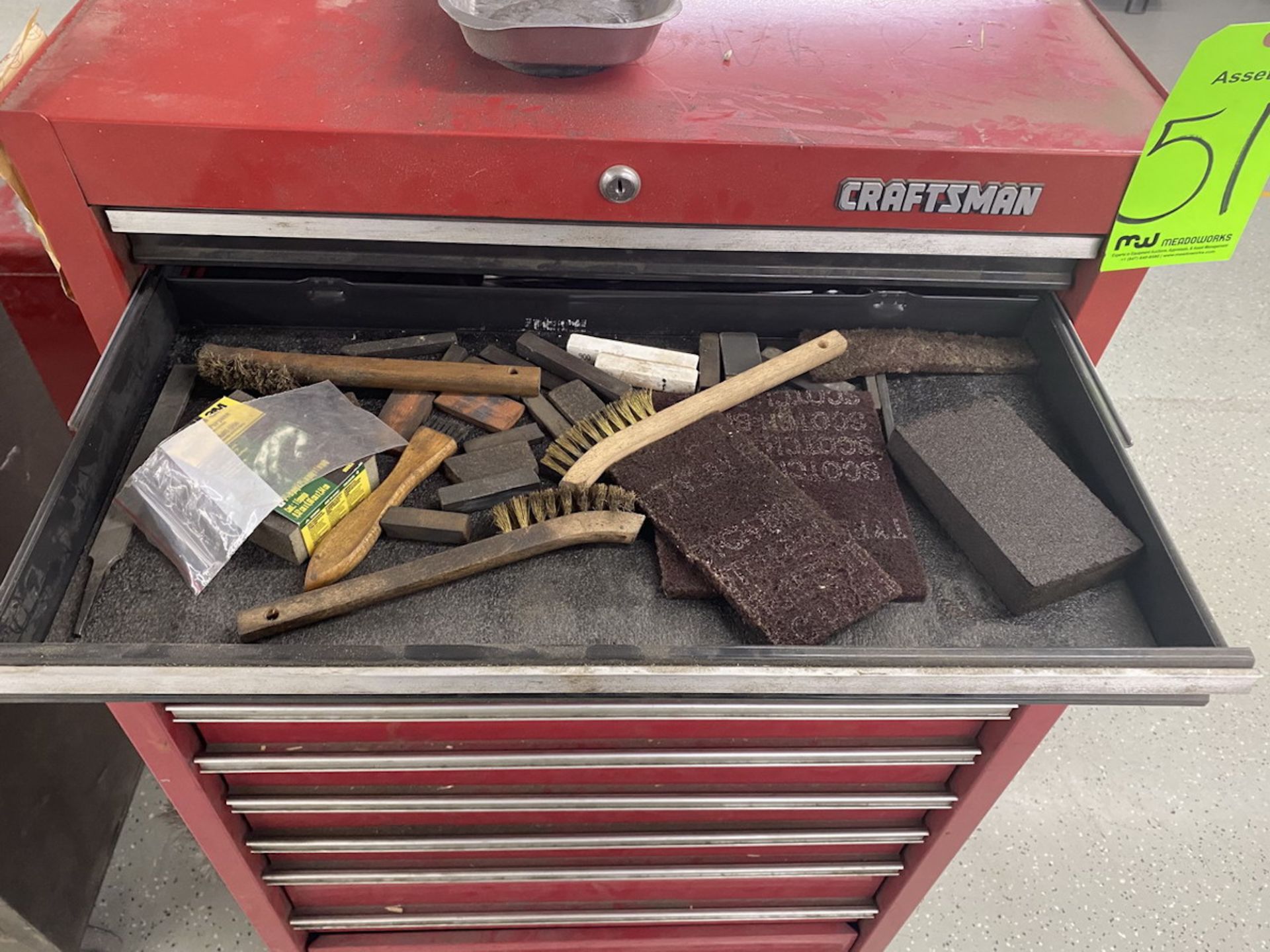 Craftsman 27" x 18" Tool Box with Contents incl. Screwdrivers, Rubber Hammers, and Wrenches - Image 4 of 11