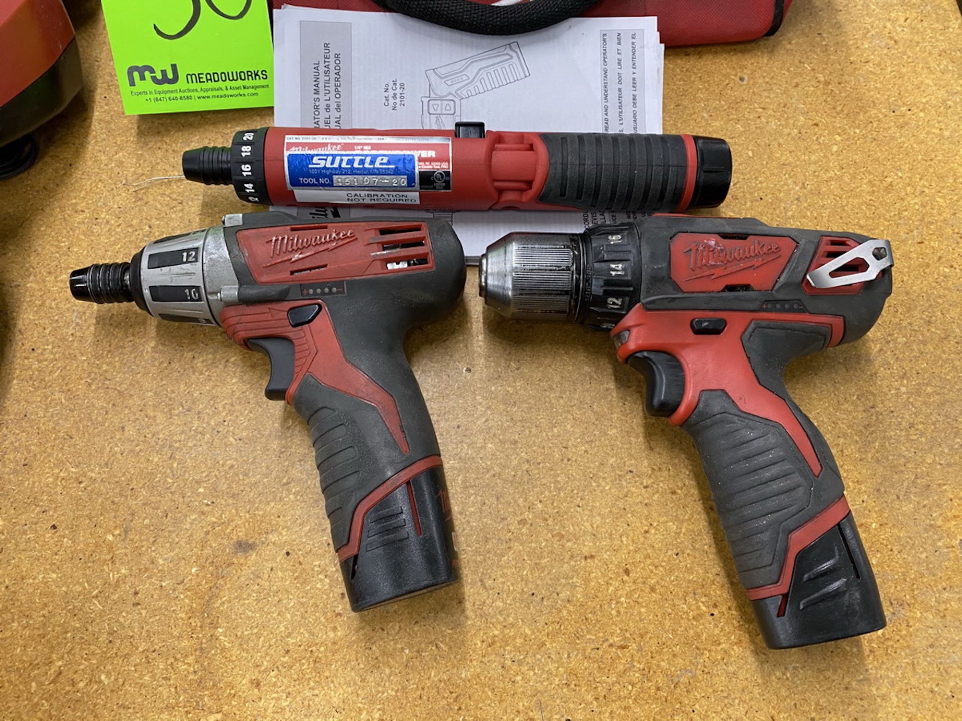 Lot of (4) Assorted Milwaukee Lithium Ion Power Tools and Batteries - Image 3 of 5