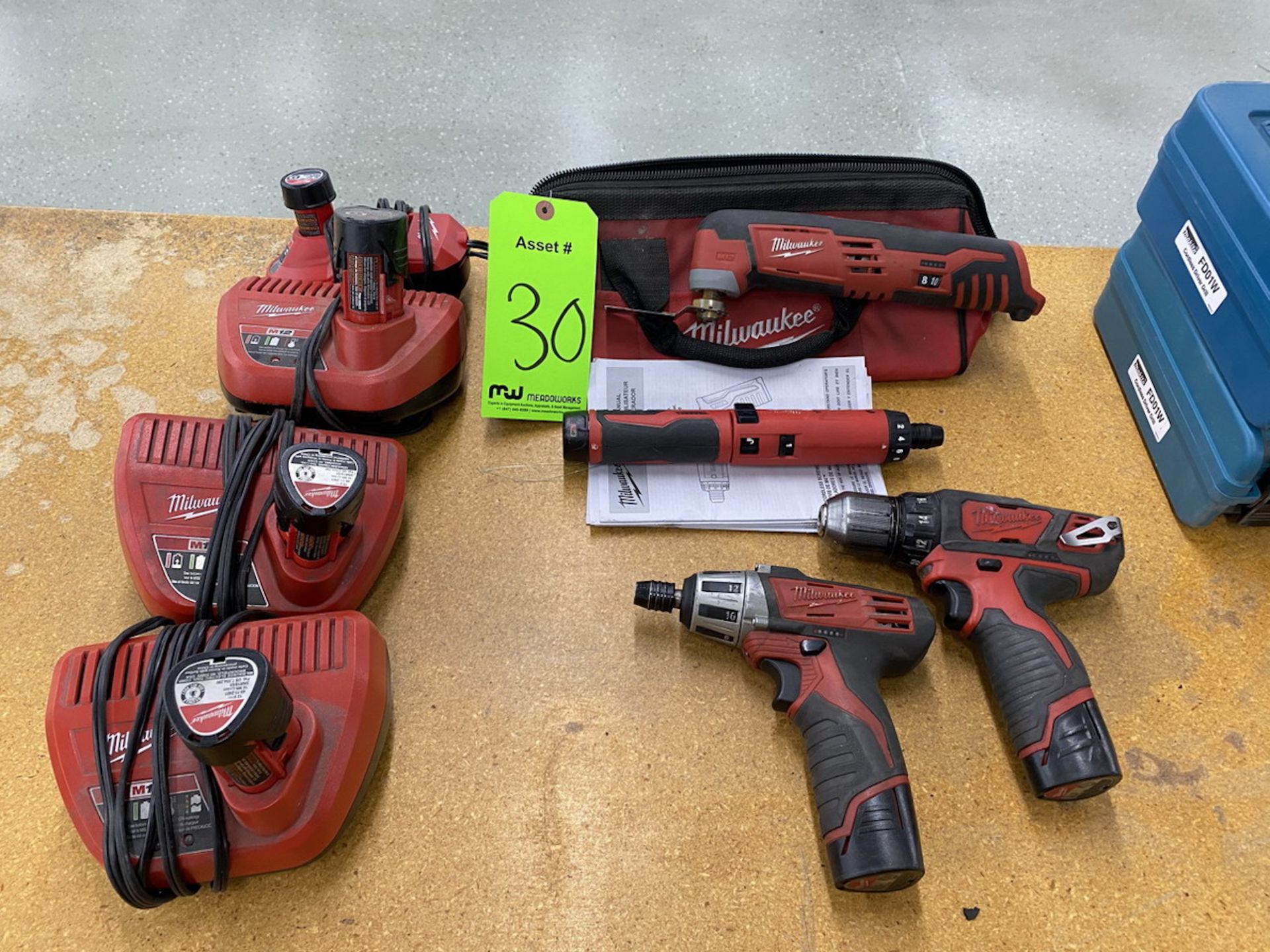 Lot of (4) Assorted Milwaukee Lithium Ion Power Tools and Batteries - Image 5 of 5