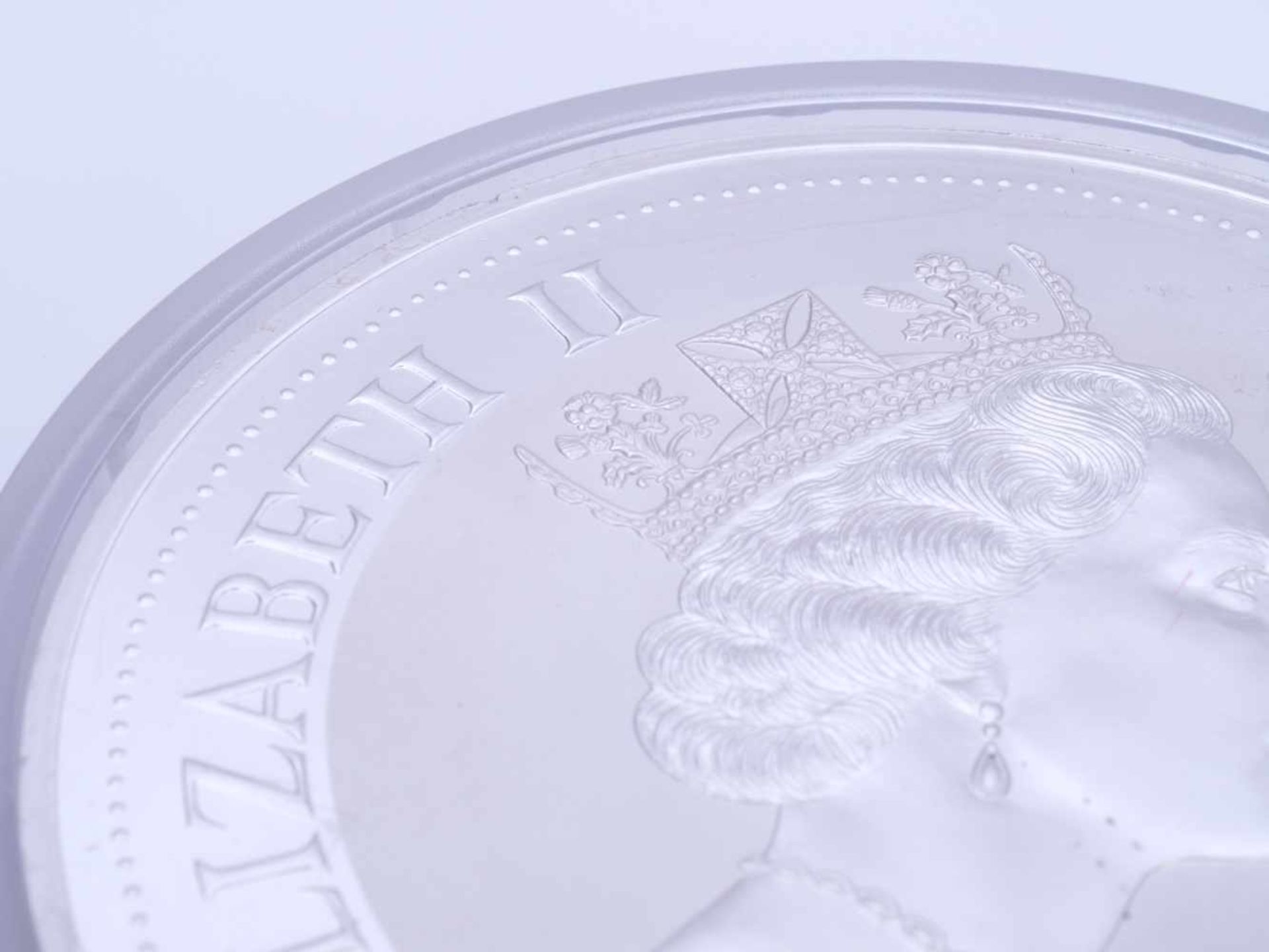1 Kilo Silbermünze Australien 30 Dollar Kookaburra 1992In Münzkapsel. Recto Darstellung eines - Bild 3 aus 4