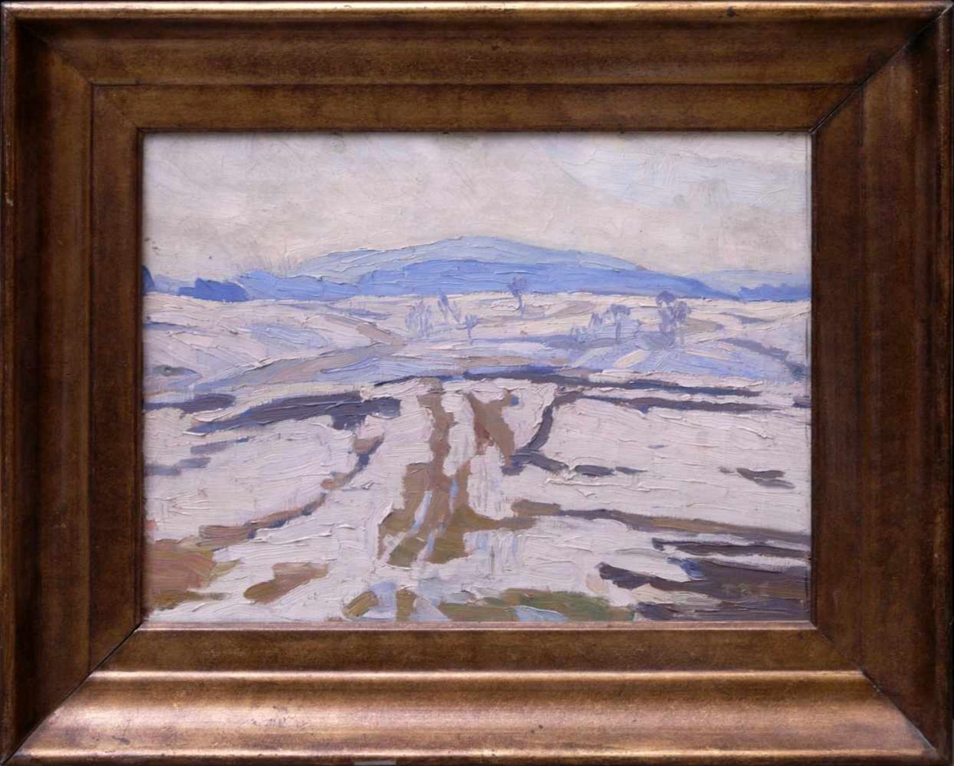Schwemmer, Friedrich Rudolf (vor 1900 nach 1940) - Winterlandschaft um 1915Expressionistische