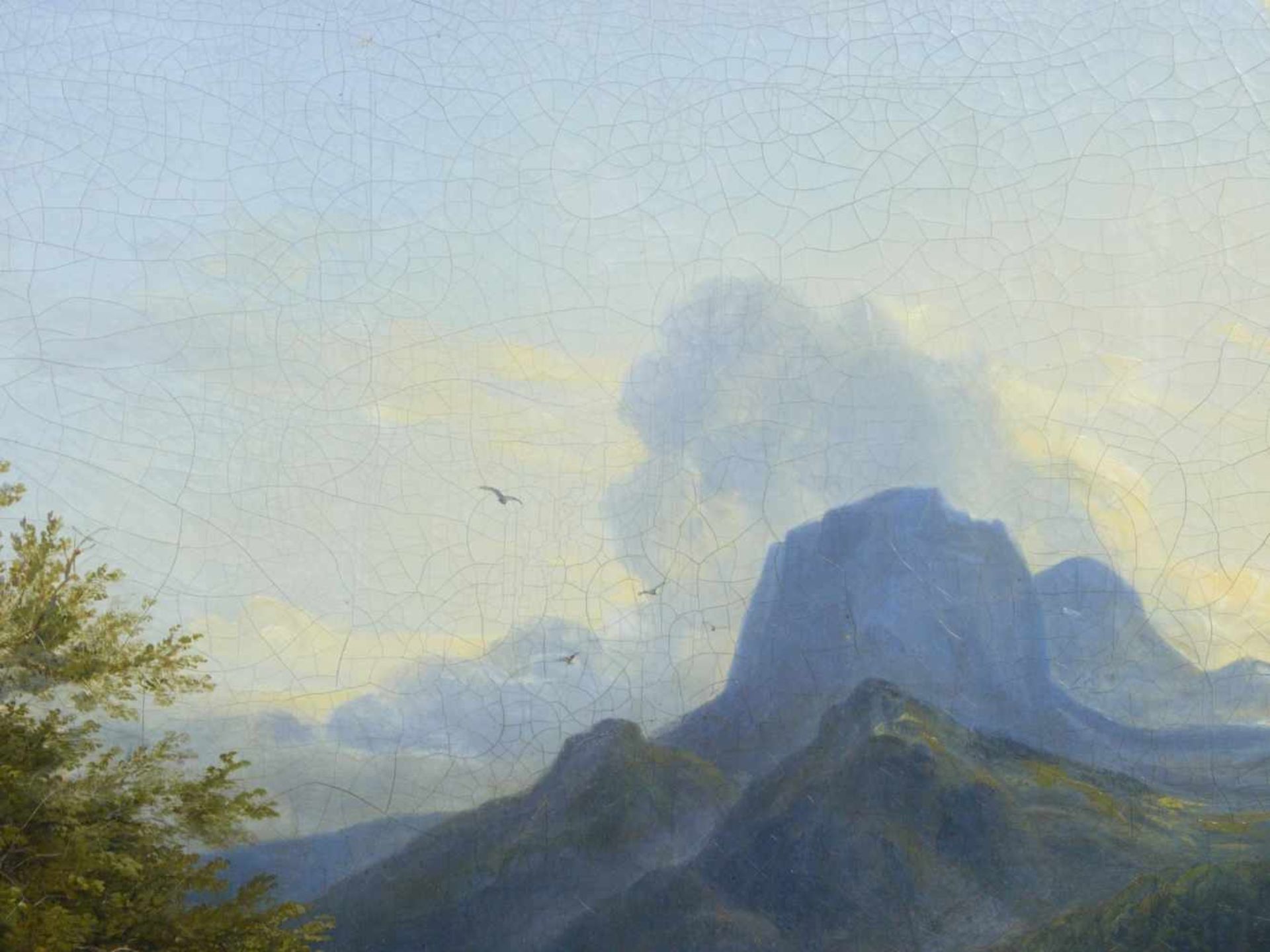 Ott, Johann Nepomuk (1804 - 1870) - Der Hintersee bei Berchtesgaden 1842Landschaftliche - Image 5 of 6