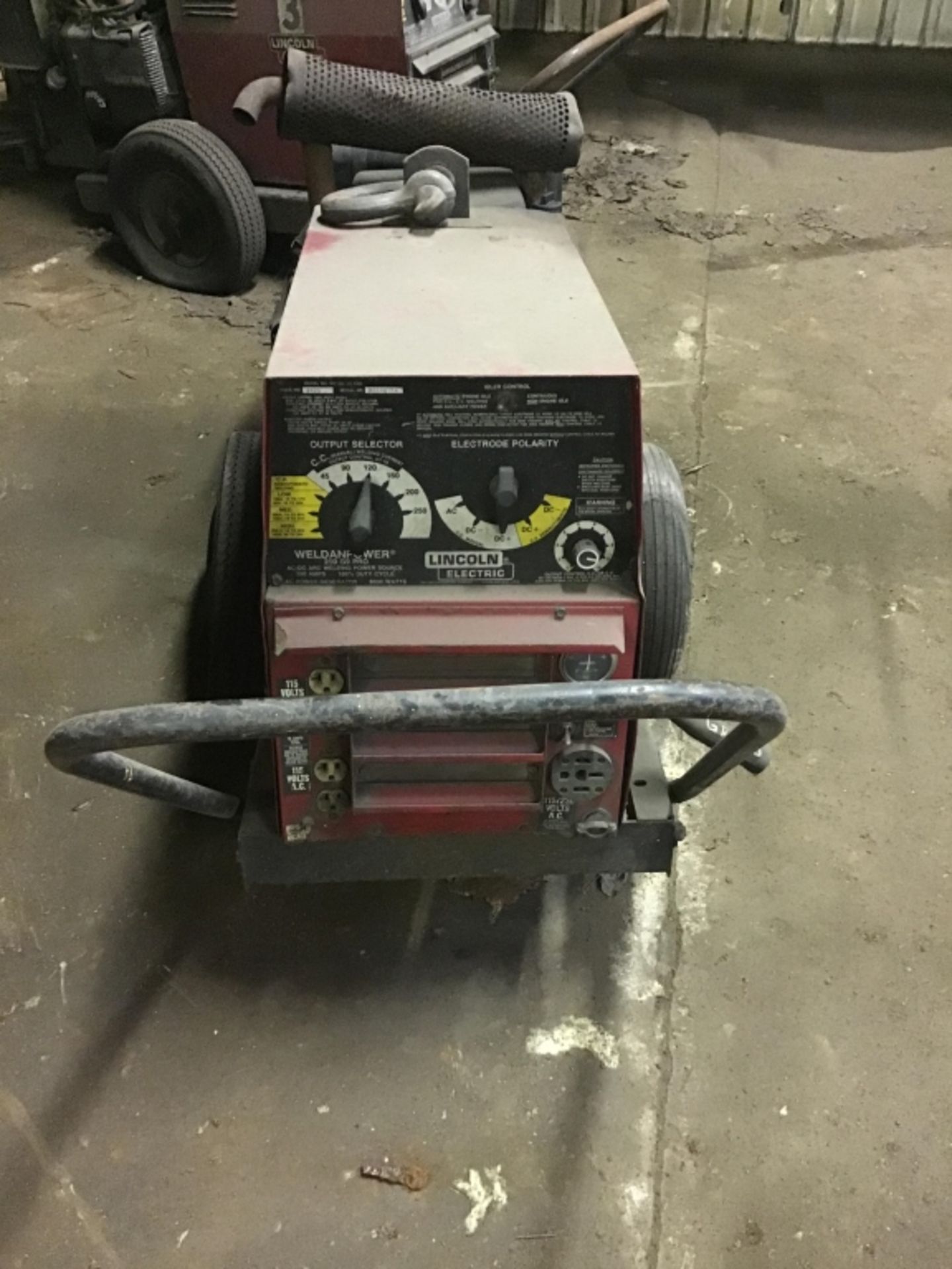 Lincoln Weld and power 250 G9 Pro AC/DC arc welding power source 9,000 watts