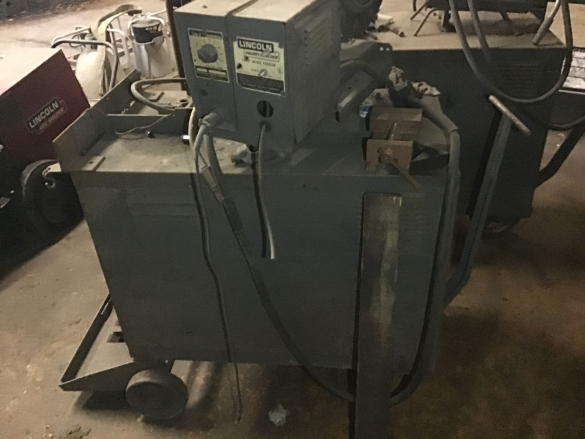 Lincoln R3S-600 constant voltage DC power source with LN-7 wire feeder tweco mig gun - Image 4 of 5