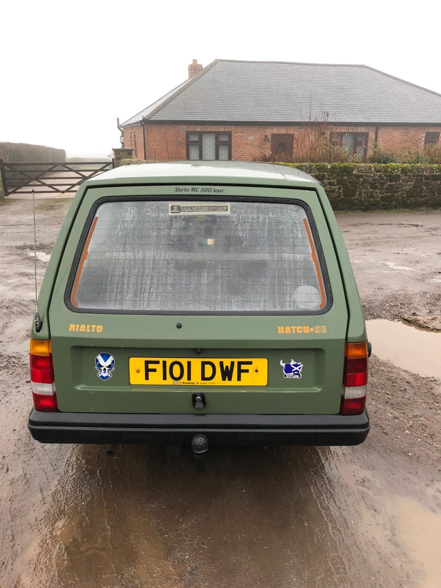 NEW MOT! 1988/F REG RELIANT RIALTO ESTATE SE 850CC PETROL GREEN 3 WHEELER *NO VAT* - Image 4 of 11