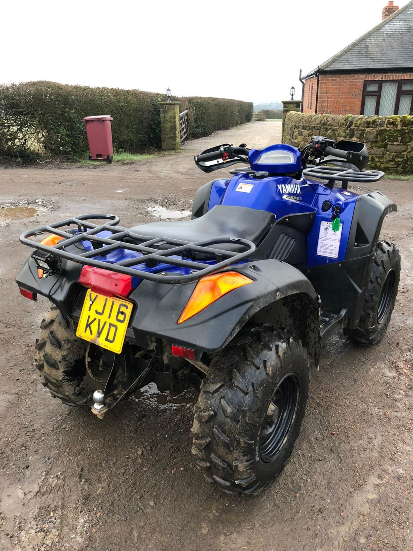 2016 CF MOTO CF 625-B 600CC FARM QUAD WITH FRONT WINCH, 4 WHEEL DRIVE, DIFF LOCK,V5 PRESENT *NO VAT* - Image 4 of 7