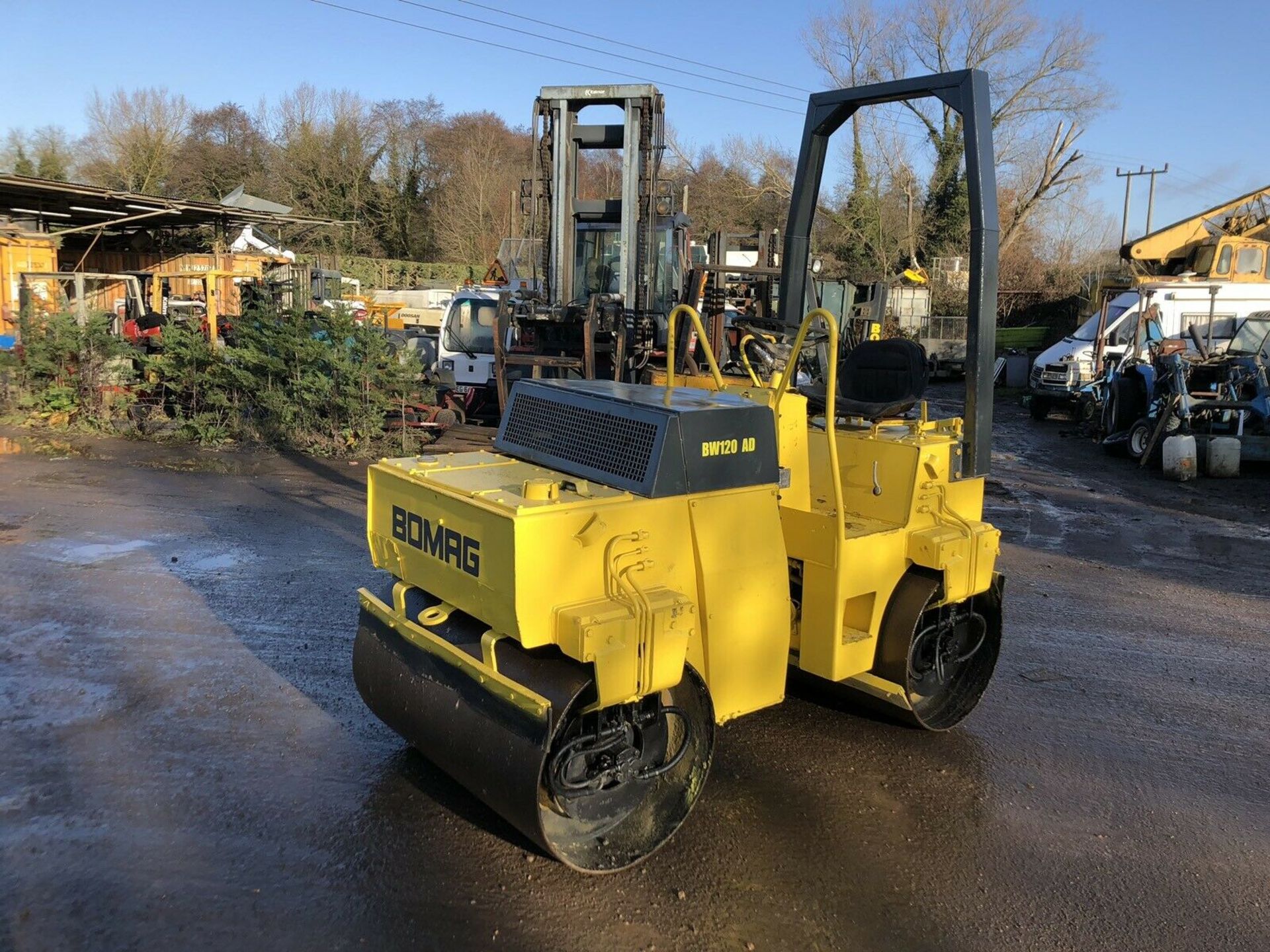 BOMAG BW100 RIDE ON DIESEL VIBRATING ROLLER COMPACTOR, RUNS & WORKS *PLUS VAT*