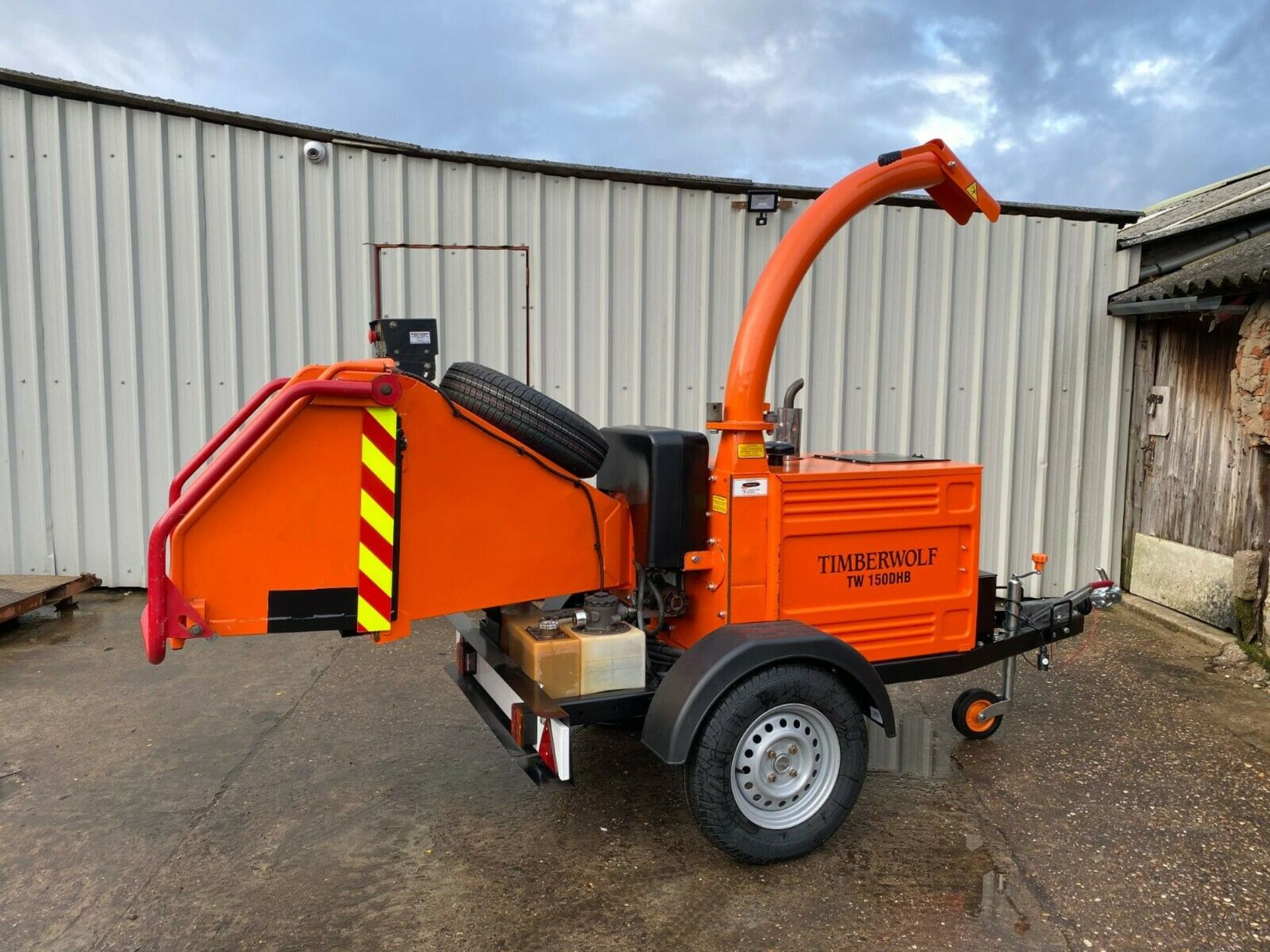 TIMBERWOLF TW150 DHB WOOD CHIPPER, KUBOTA DIESEL ENGINE *PLUS VAT* - Image 7 of 11