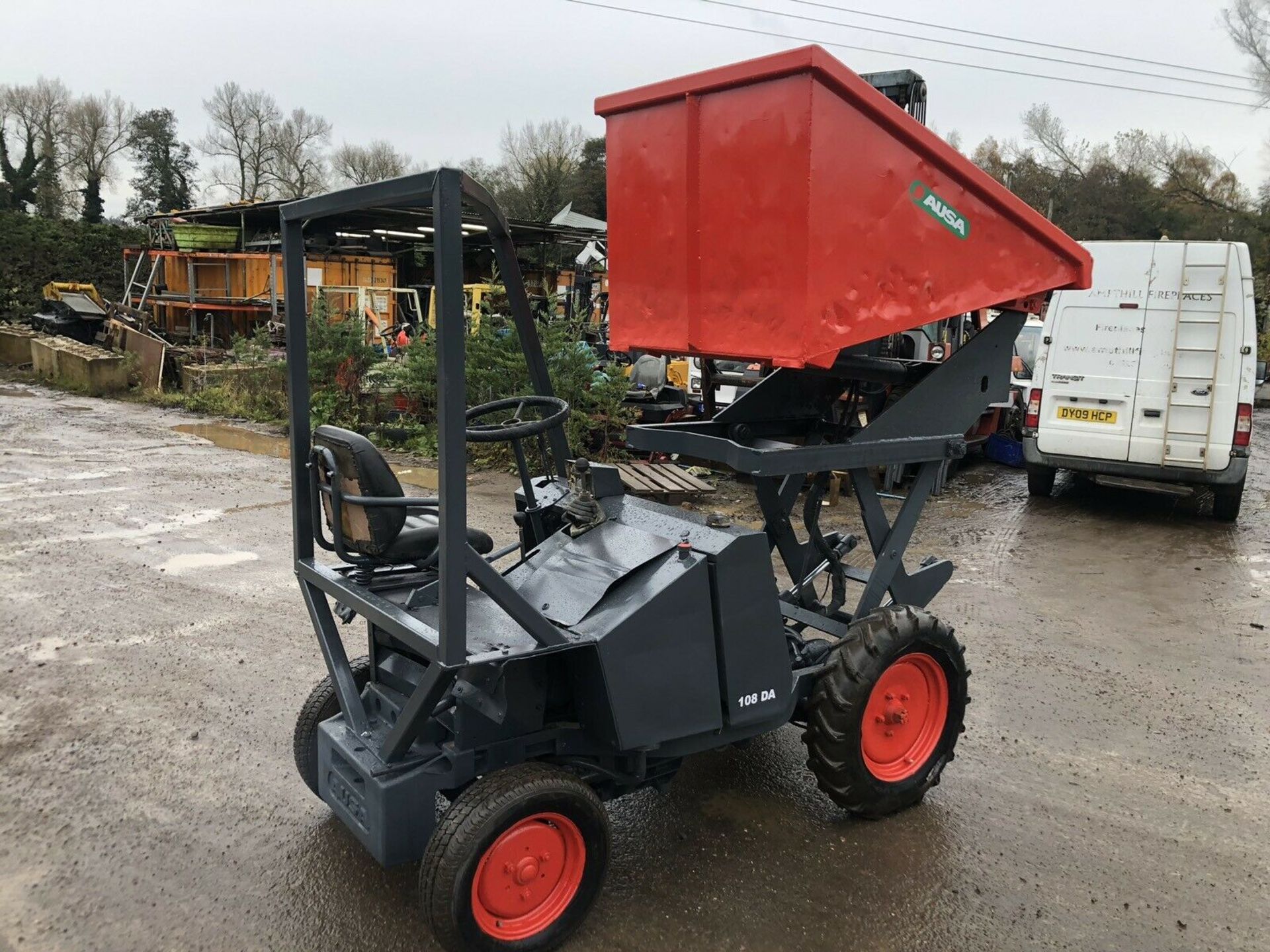 AUSA 108DA HIGH TIP DUMPER SKID LOADER DUMP TRUCK, RUNS AND WORKS *PLUS VAT* - Image 4 of 5