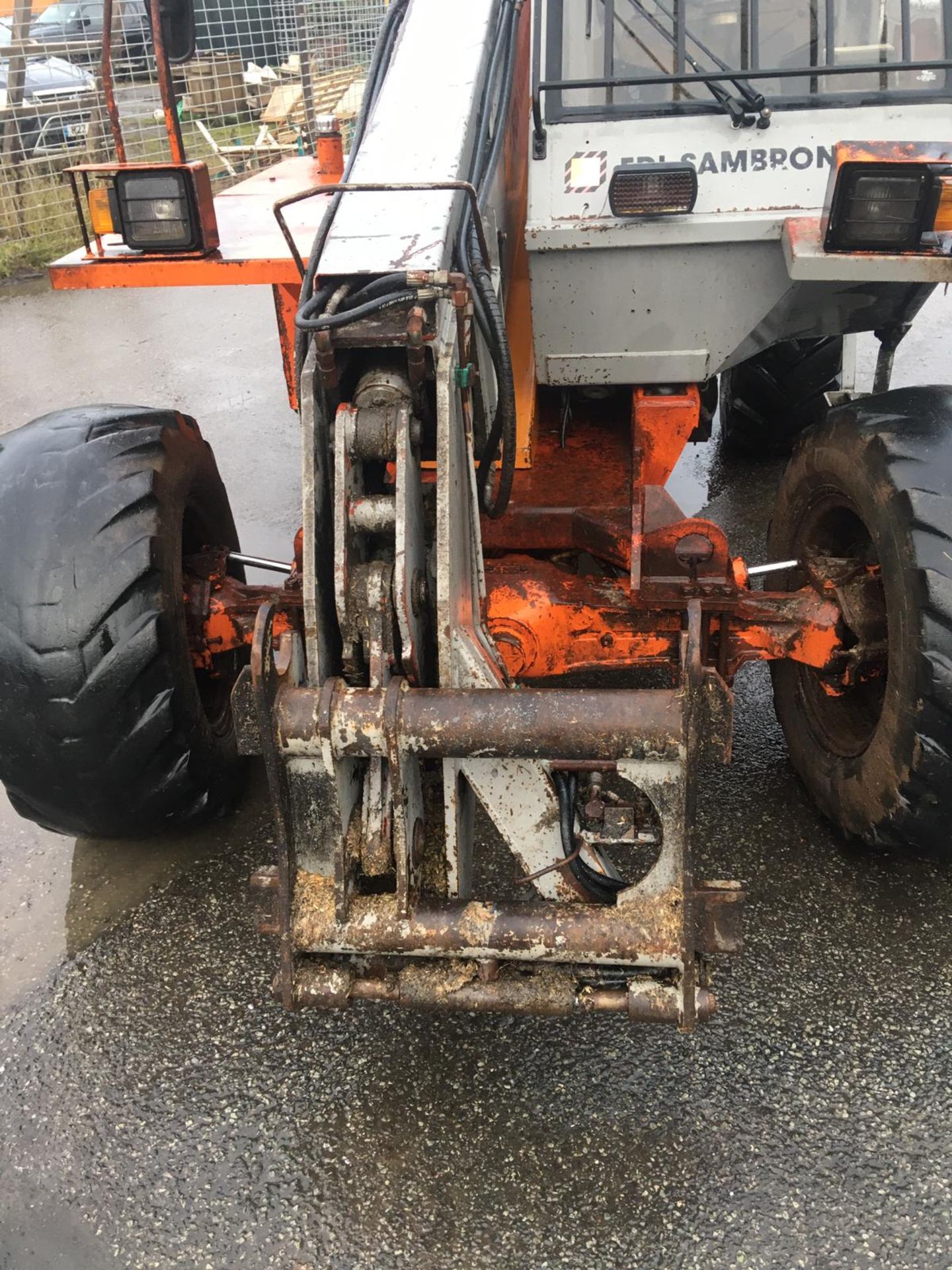 1989/F REG FDI-SAMBRON ORANGE TELEHANDLER DIESEL, GROSS MASS 8520 KG, RUNS, WORKS & LIFTS *NO VAT* - Image 10 of 19