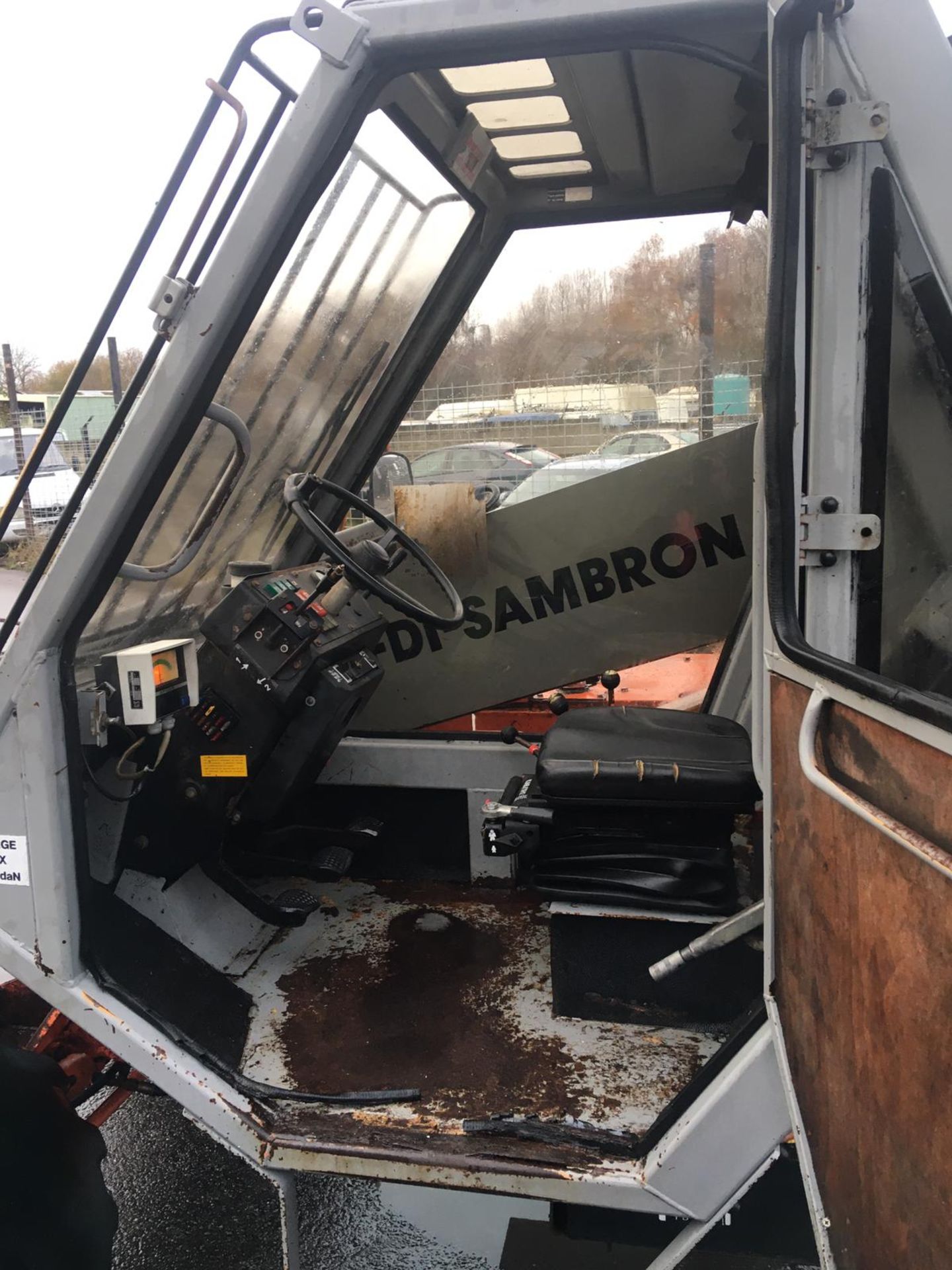 1989/F REG FDI-SAMBRON ORANGE TELEHANDLER DIESEL, GROSS MASS 8520 KG, RUNS, WORKS & LIFTS *NO VAT* - Image 11 of 19