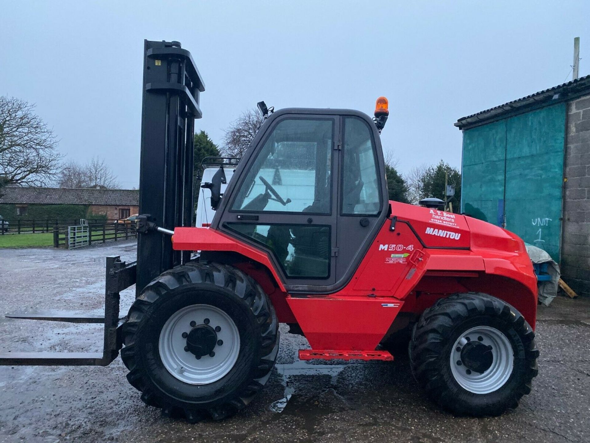 MANITOU 5 TON LIFT FORKLIFT, MODEL: M50-4, ONLY 810 HOURS, WHEEL DRIVE, YEAR 2015 *PLUS VAT*