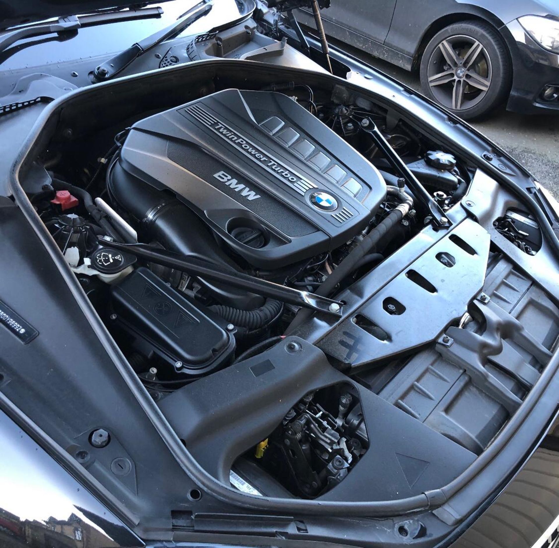 2014/14 REG BMW 640D M SPORT AUTOMATIC 3.0 DIESEL BLACK CONVERTIBLE *NO VAT* - Image 7 of 14