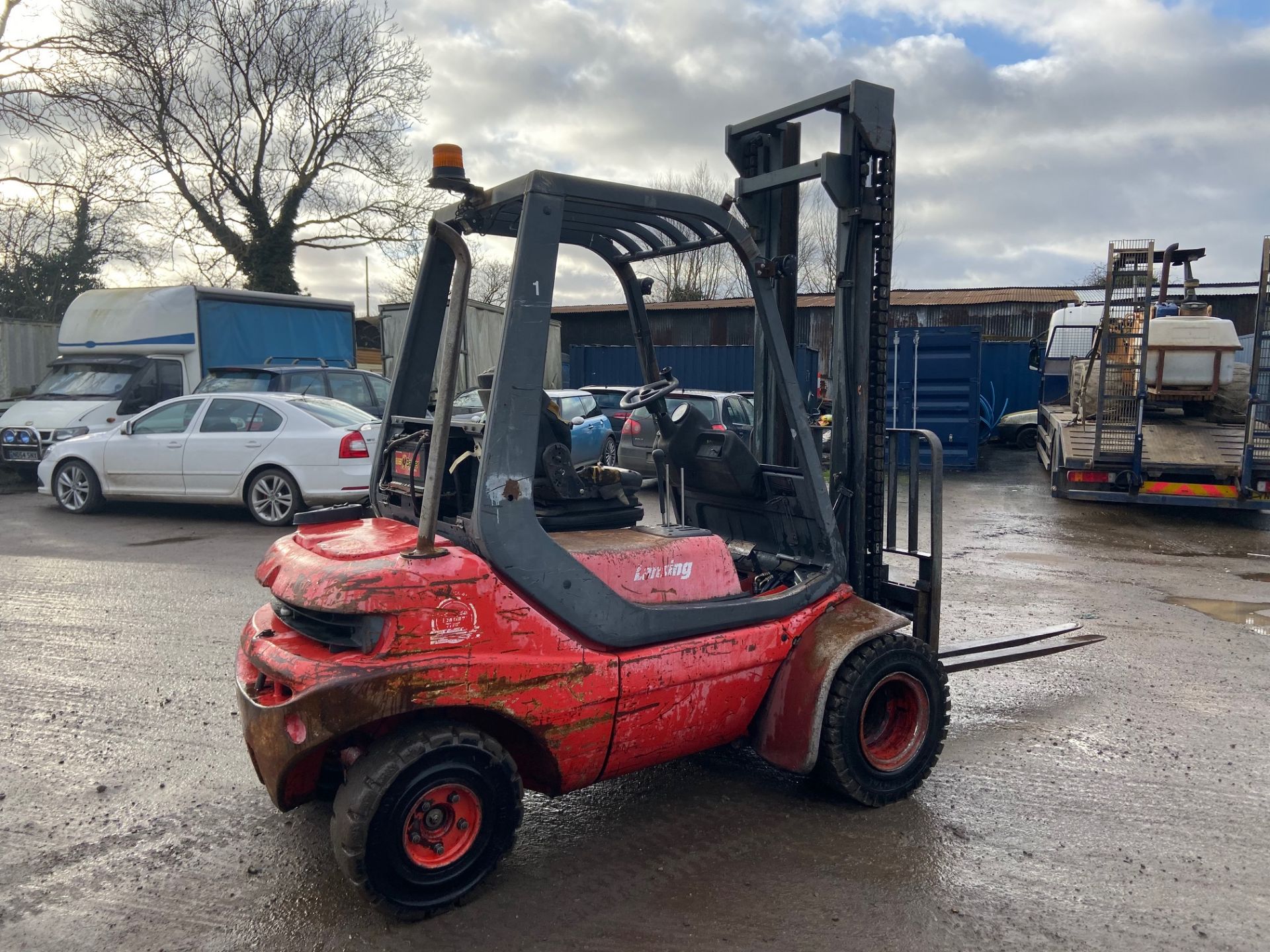 1996 LINDE H20D DIESEL FORKLIFT, PERKINS DIESEL ENGINE, RUNS AND OPERATES AS IT SHOULD *PLUS VAT* - Image 2 of 5