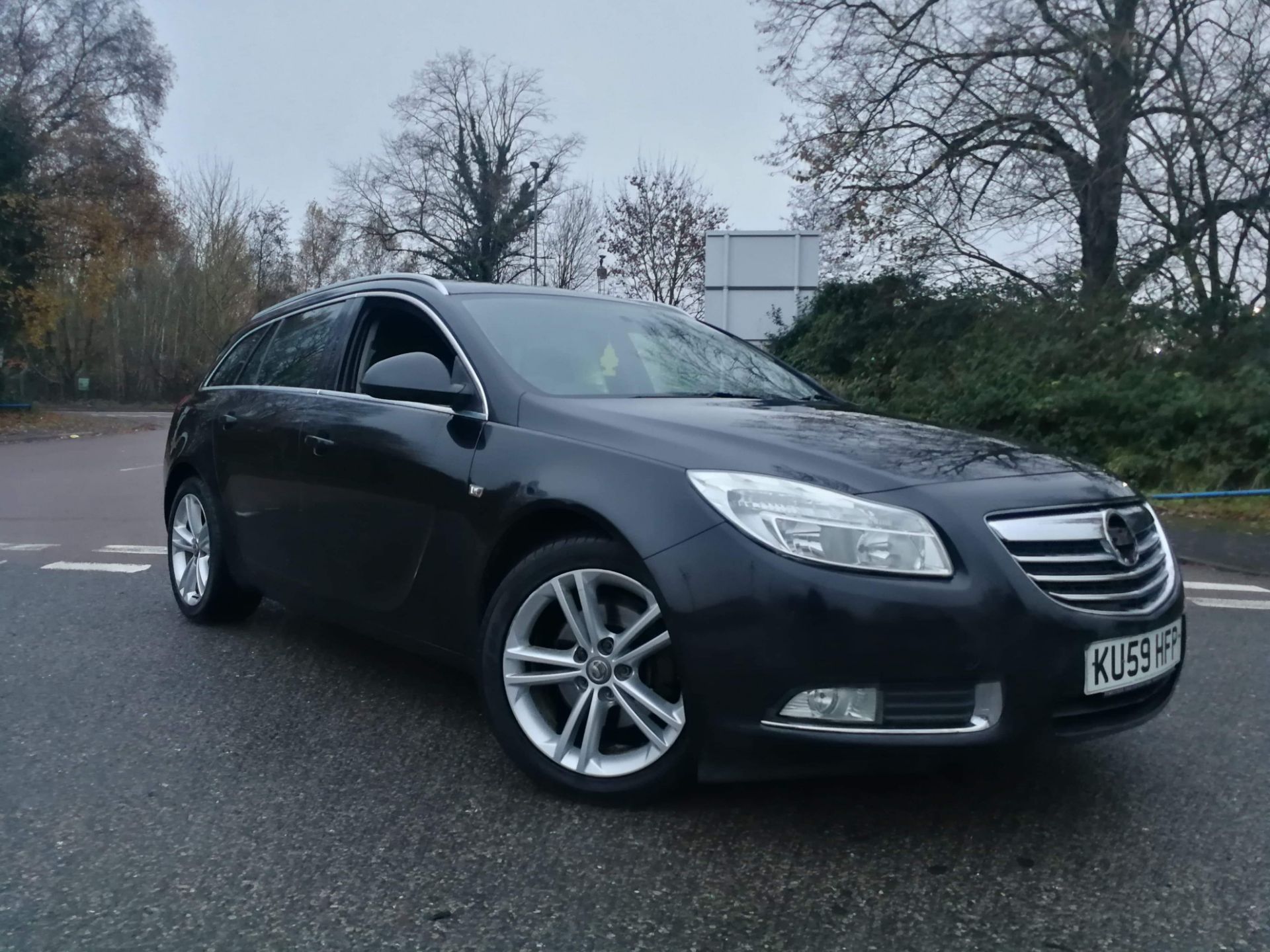 2009/59 REG VAUXHALL INSIGNIA SRI NAV 160 CDTI 2.0 DIESEL BLACK ESTATE, SHOWING 2 FORMER KEEPERS