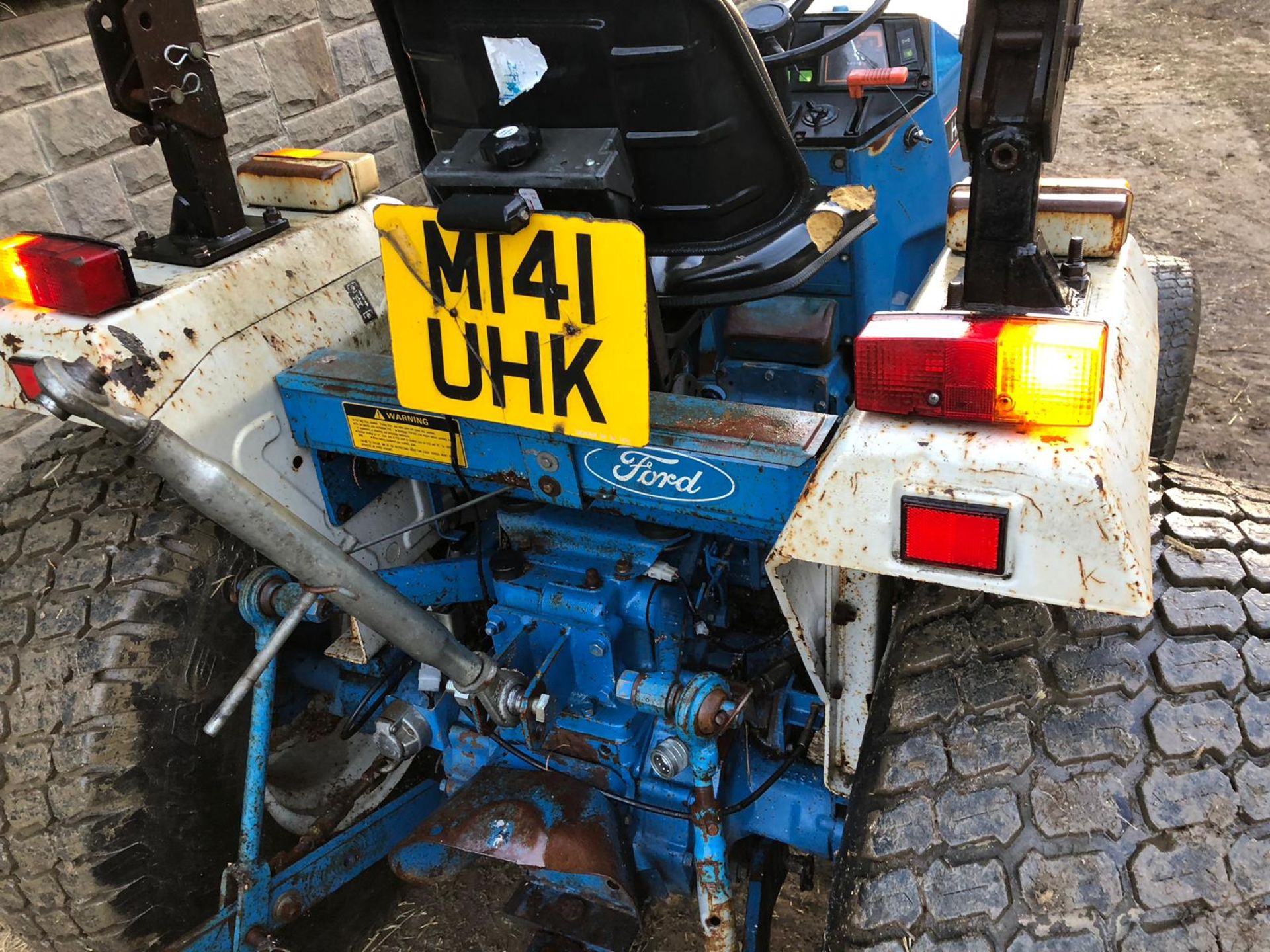 1994/M REG FORD NEW HOLLAND 1520 BLUE DIESEL COMPACT DIESEL TRACTOR *PLUS VAT* - Image 12 of 18