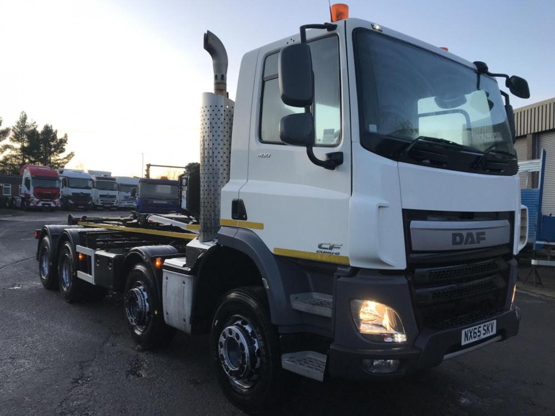 2015/65 REG DAF CF 85.400 8X4 HOOK LOADER MULTI LIFT EURO 6 AIR CONDITIONING *PLUS VAT*