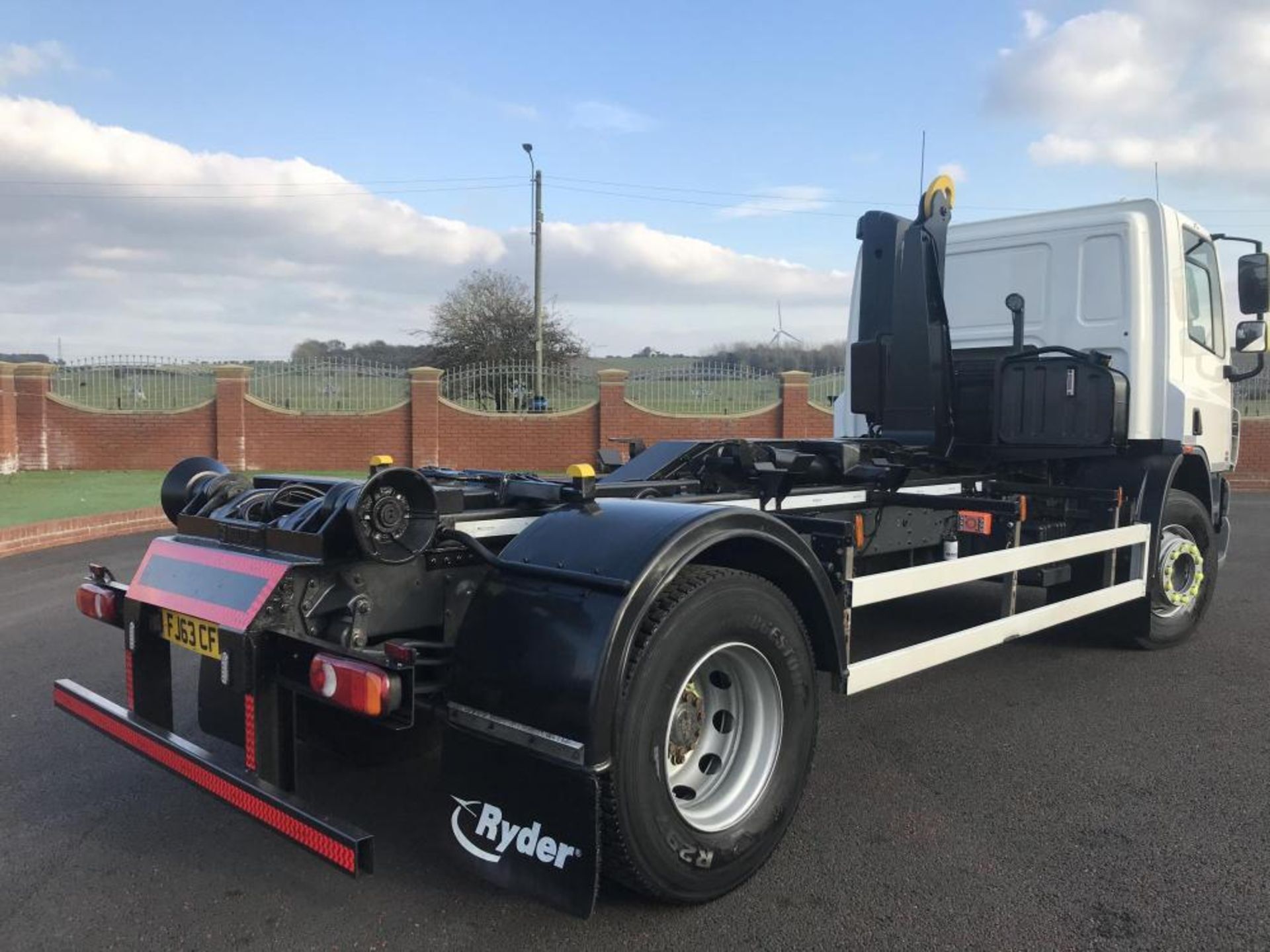 2013/63 REG DAF CF 65.220 18 TON HOOK LOADER HIAB MULTILIFT MANUAL GEARBOX STEEL SUSPENSION - Image 4 of 19