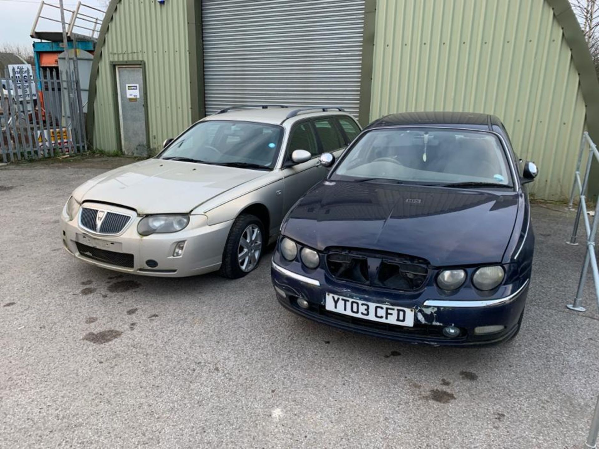 2003/03 REG ROVER 75 CONNOISSEUR 2.0 DIESEL BLUE 4 DOOR SALOON *NO VAT*