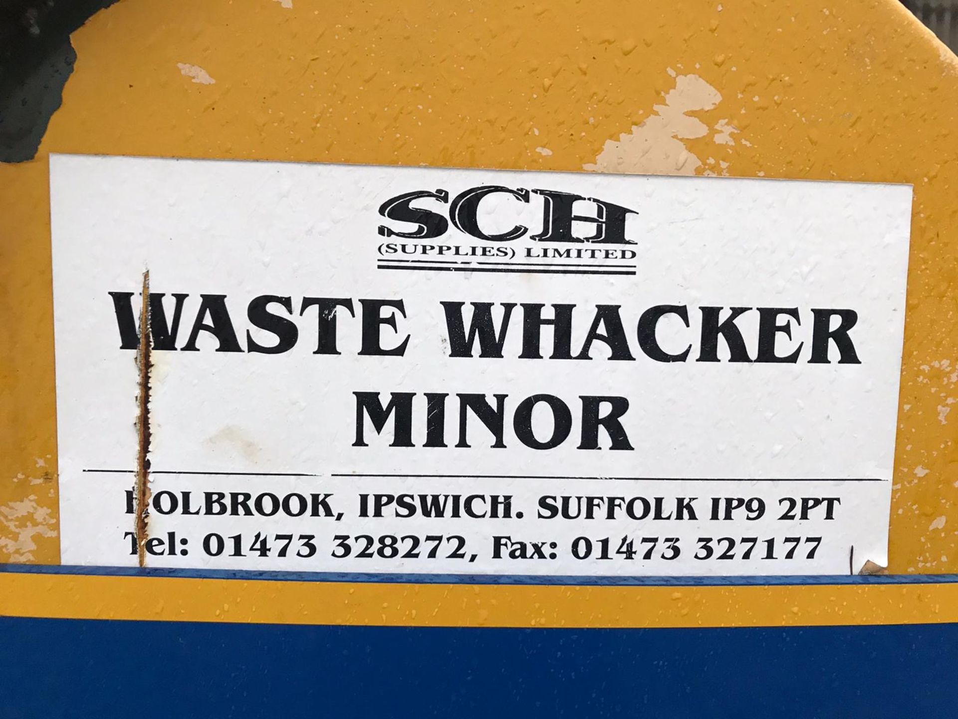 SCH WASTE WHACKER MINOR WOOD CHIPPER, MODEL WWM - FT - D, PORTABLE / TOWABLE *NO VAT* - Image 7 of 11