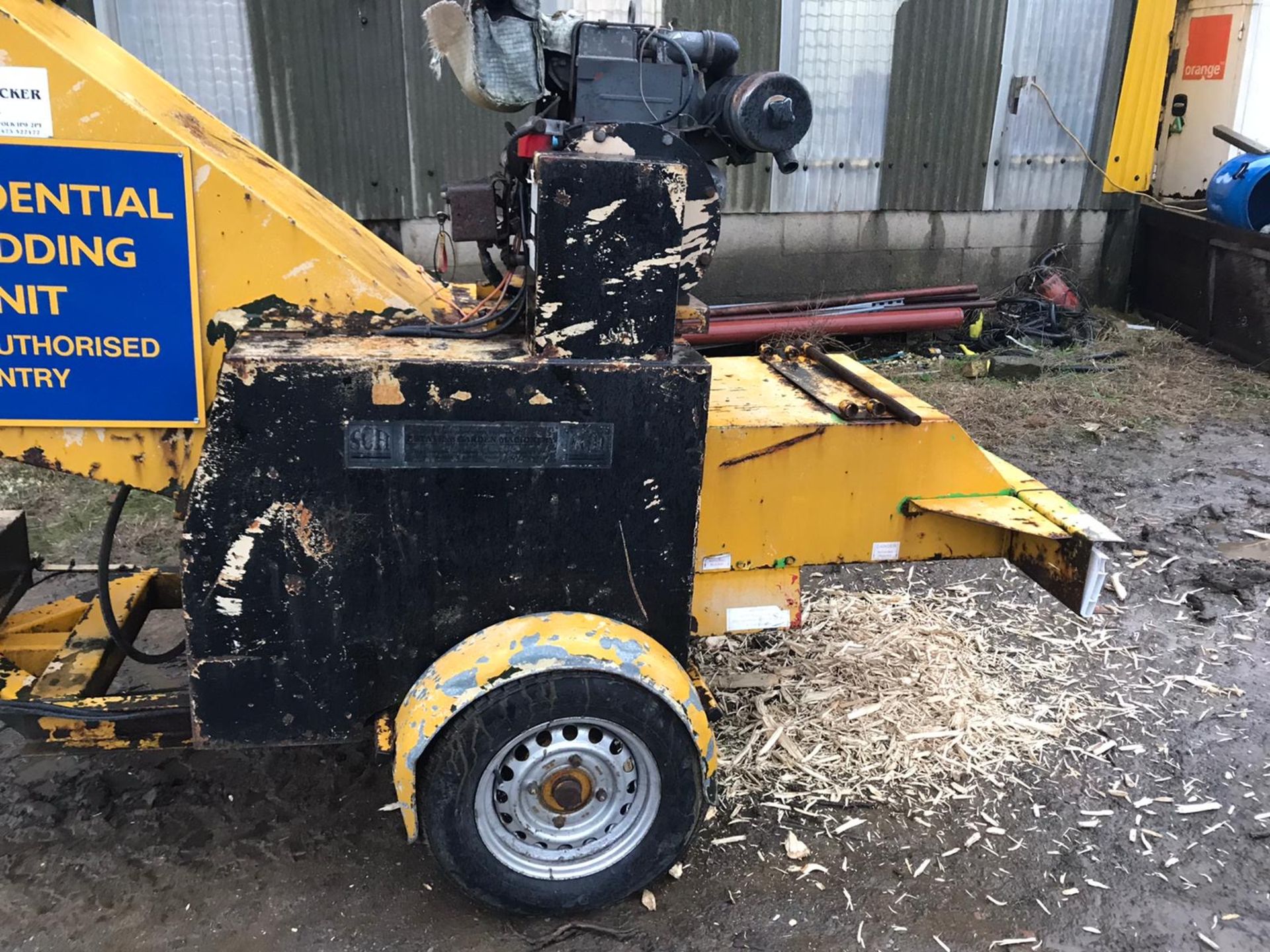 SCH WASTE WHACKER MINOR WOOD CHIPPER, MODEL WWM - FT - D, PORTABLE / TOWABLE *NO VAT* - Image 8 of 11