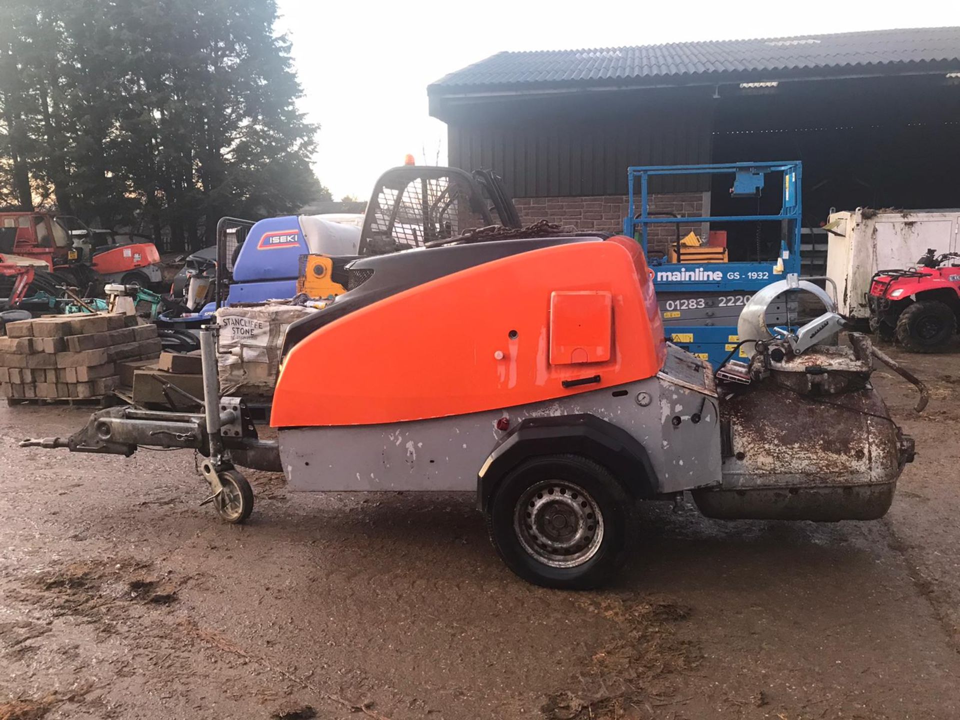 2008 BRINKMANN ESTRICH BOY 450 SINGLE AXLE CONCRETE PUMP *PLUS VAT* - Image 3 of 5