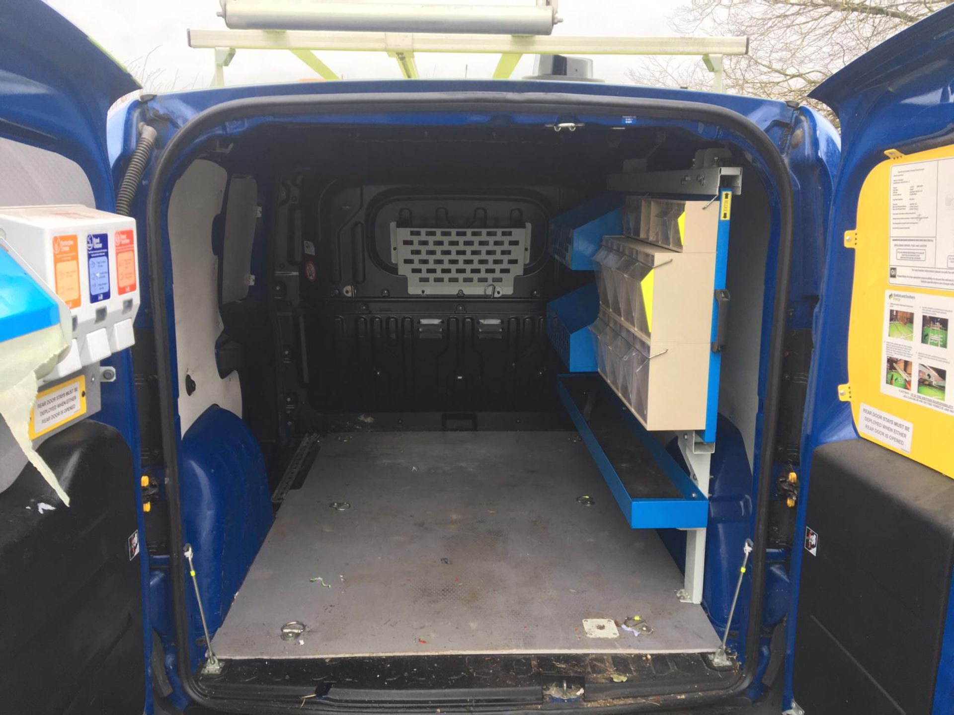 2015/65 REG FIAT DOBLO SX MULTIJET 1.25 BLUE DIESEL PANEL VAN, SHOWING 0 FORMER KEEPERS *PLUS VAT* - Image 8 of 12