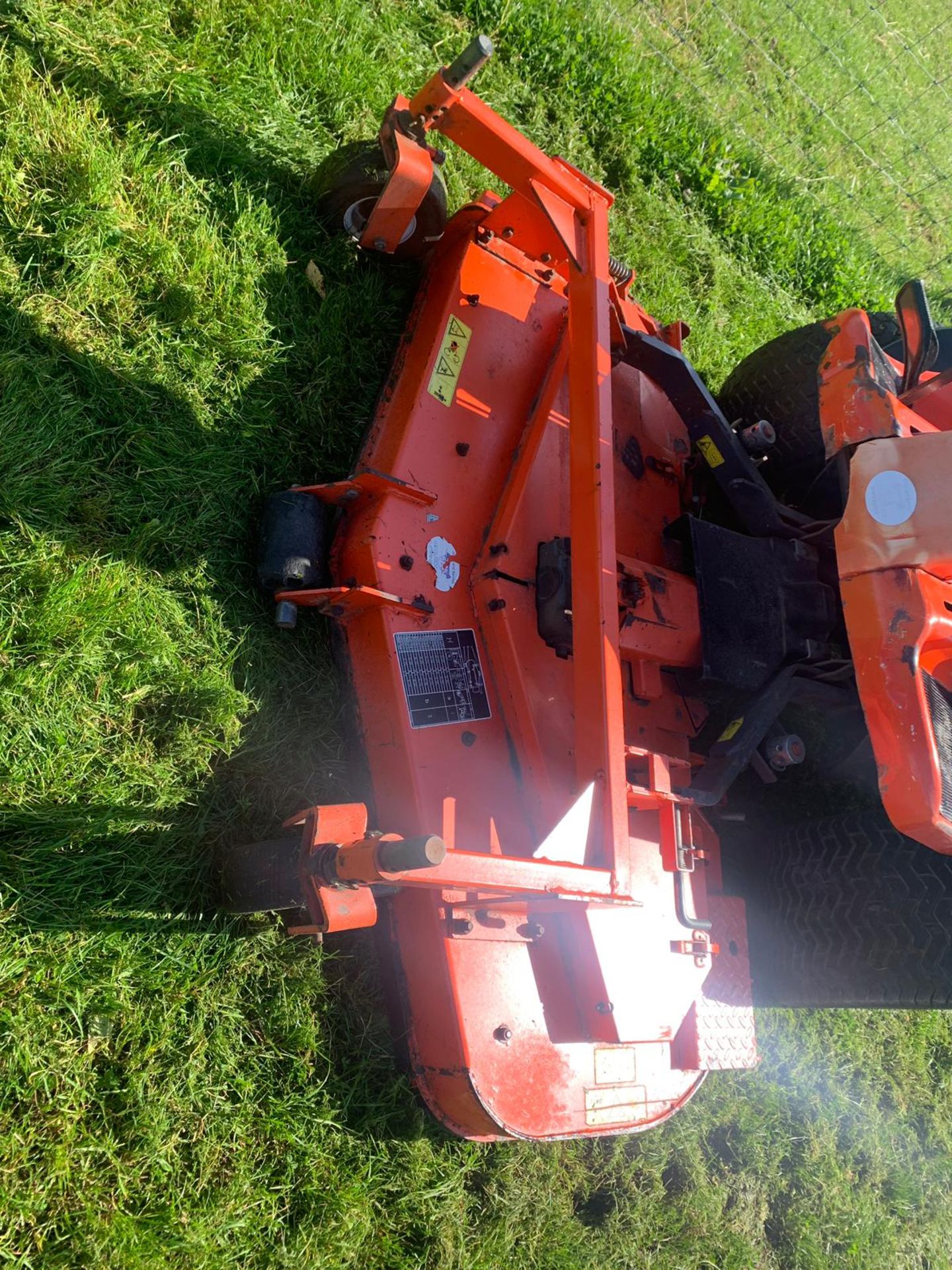2012 KUBOTA F3680 OUT FRONT 4WD HST MOWER, TURF TYRES, 35 HP DIESEL ENGINE *PLUS VAT* - Image 8 of 15