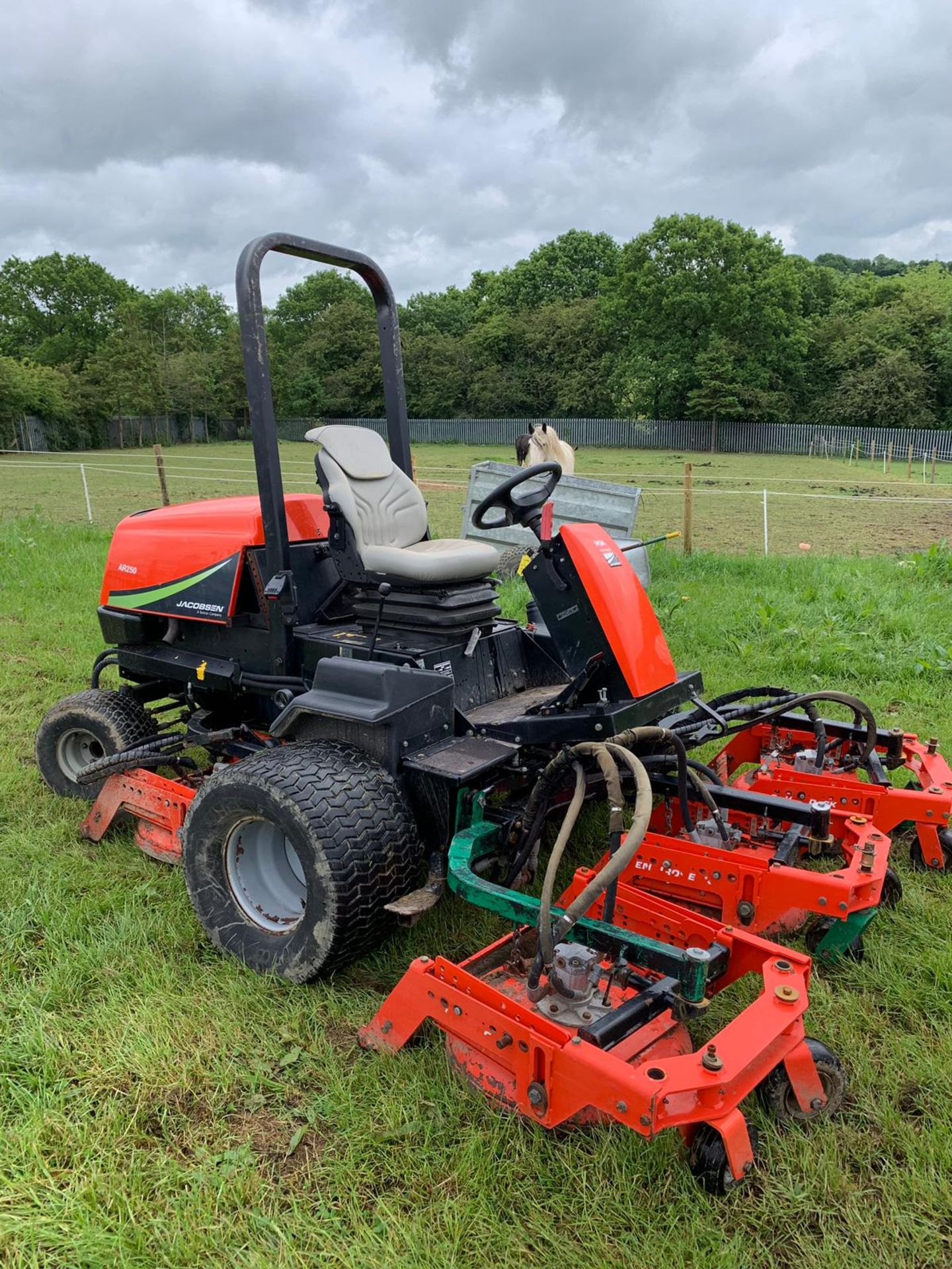 RANSOMES JACOBSEN AR250 KUBOTA 42HP TURBO DIESEL 5 GANG ROTARY WIDE AREA MOWER *PLUS VAT* - Image 3 of 11