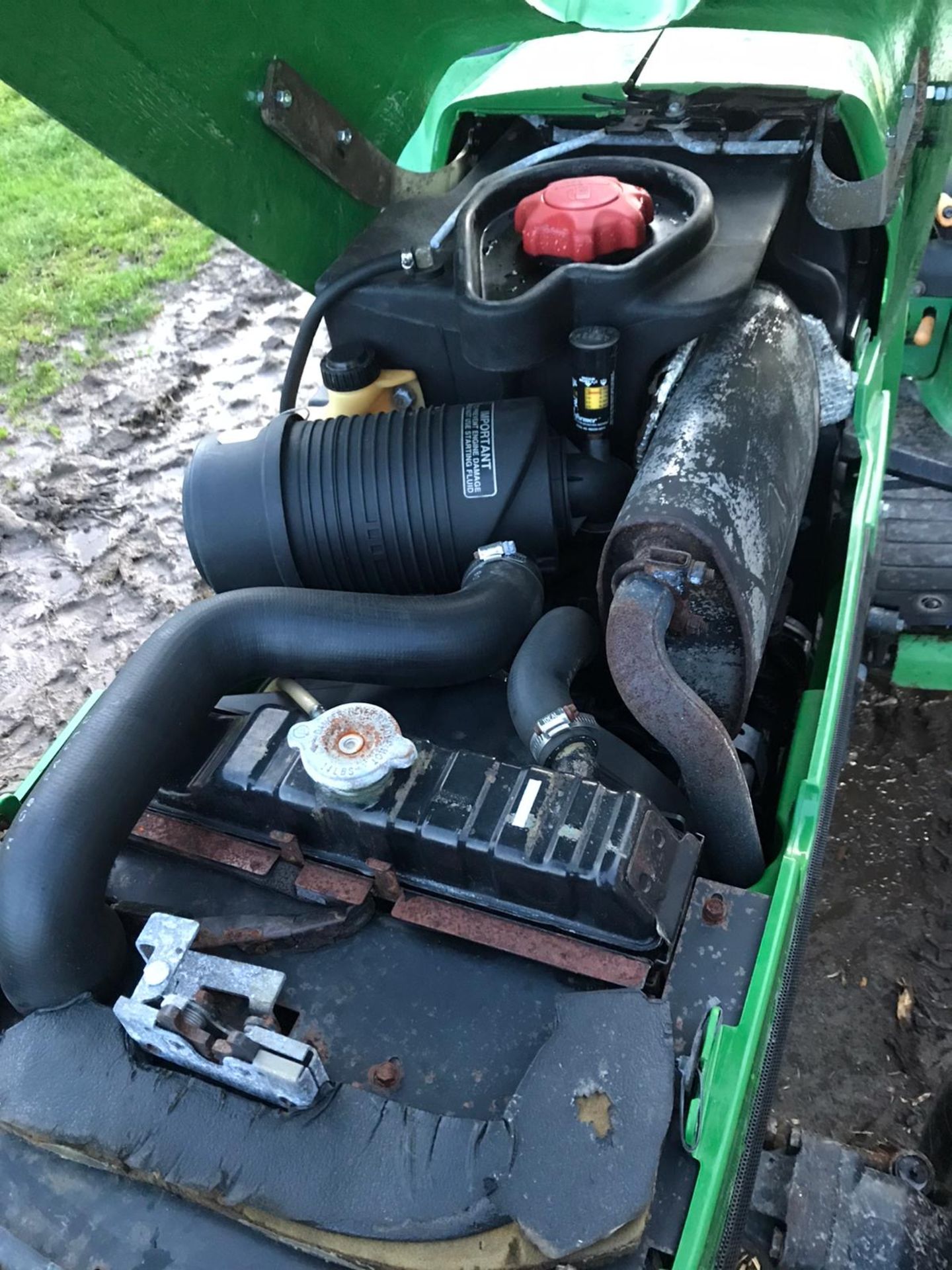 JOHN DEERE 4300 HST COMPACT TRACTOR 4WD, EX-COUNCIL, FIRST REG IN 2002 TO SOUTHERN DISTRICT COUNCIL - Image 8 of 9