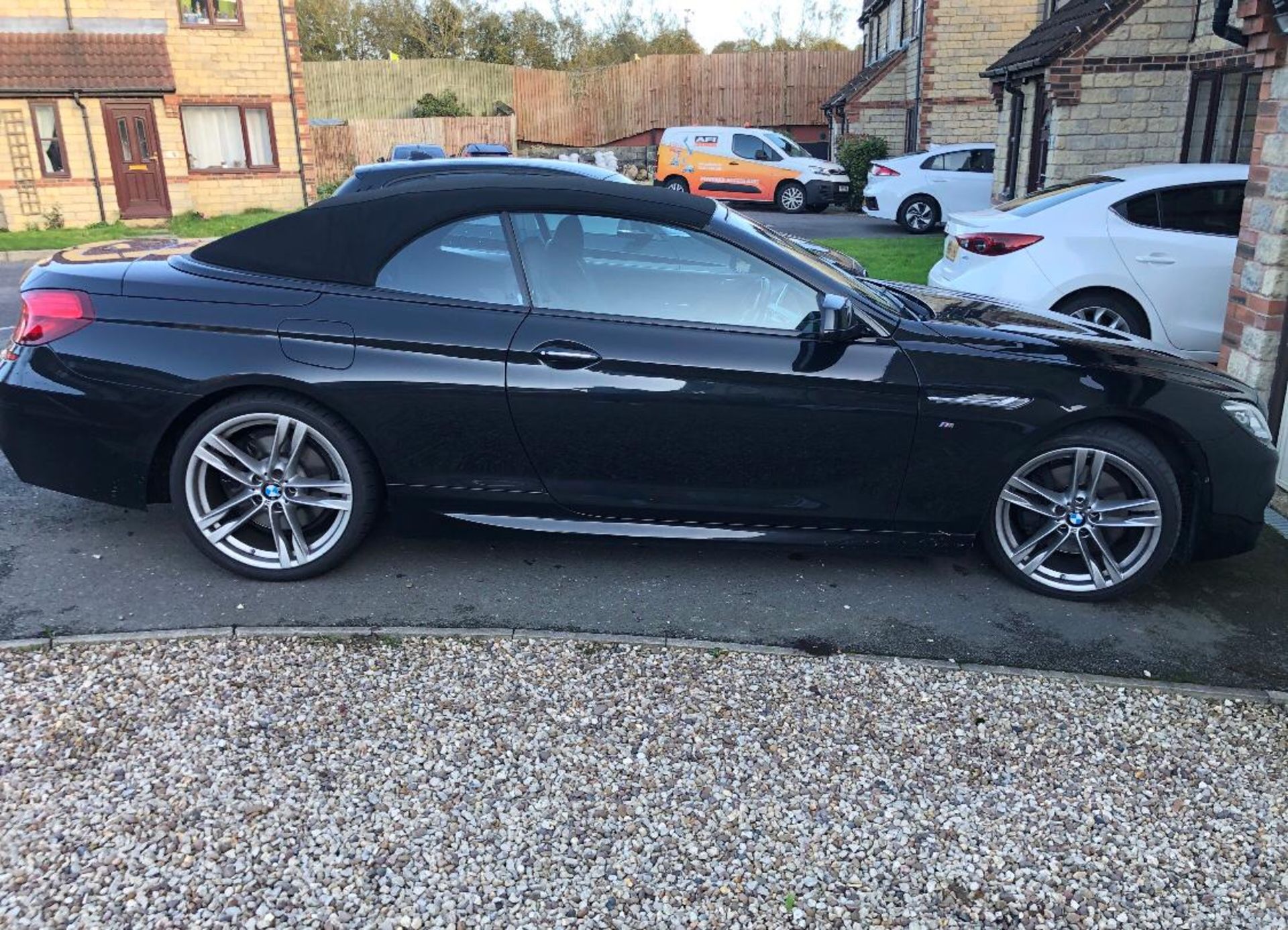 2014/14 REG BMW 640D M SPORT AUTOMATIC 3.0 DIESEL BLACK CONVERTIBLE *NO VAT* - Image 6 of 14