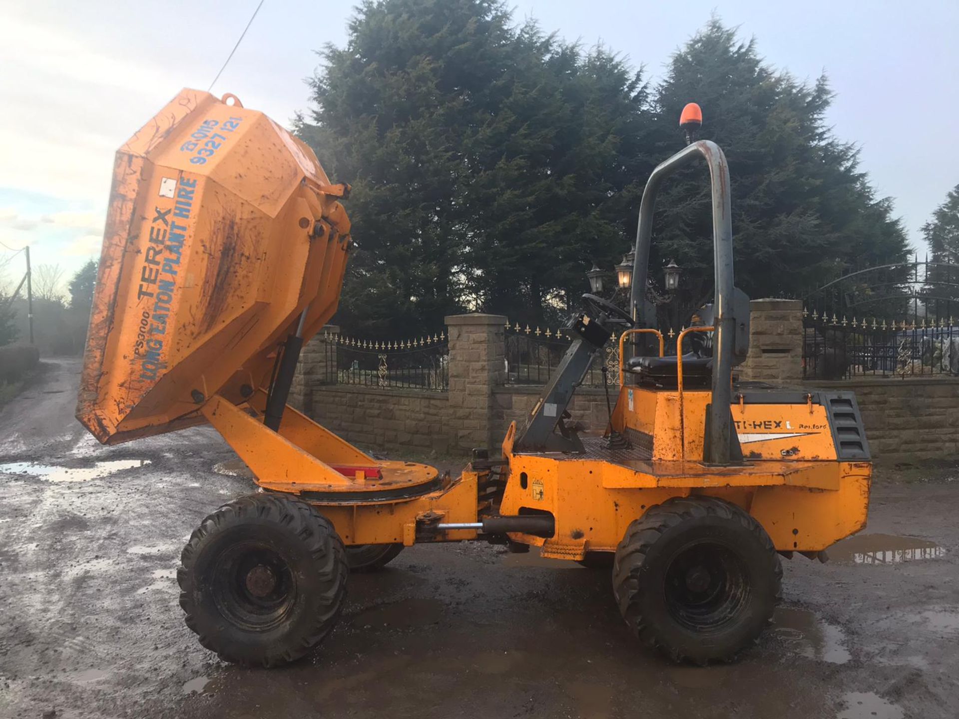 TEREX BENFORD PS3000 SWIVEL SKIP DUMPER 3 TONNE, YEAR 2005 *PLUS VAT*