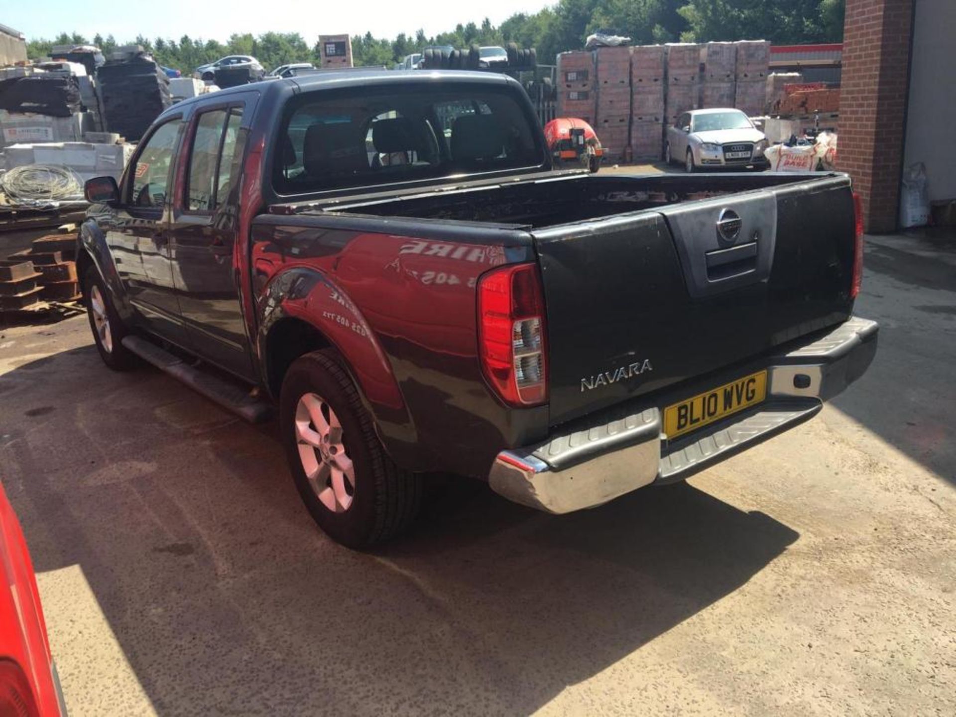 2010/10 REG NISSAN NAVARA ACENTA DOUBLE CAB DCI 188 2.5 DIESEL GREY 4X4 PICK-UP *PLUS VAT* - Bild 2 aus 6