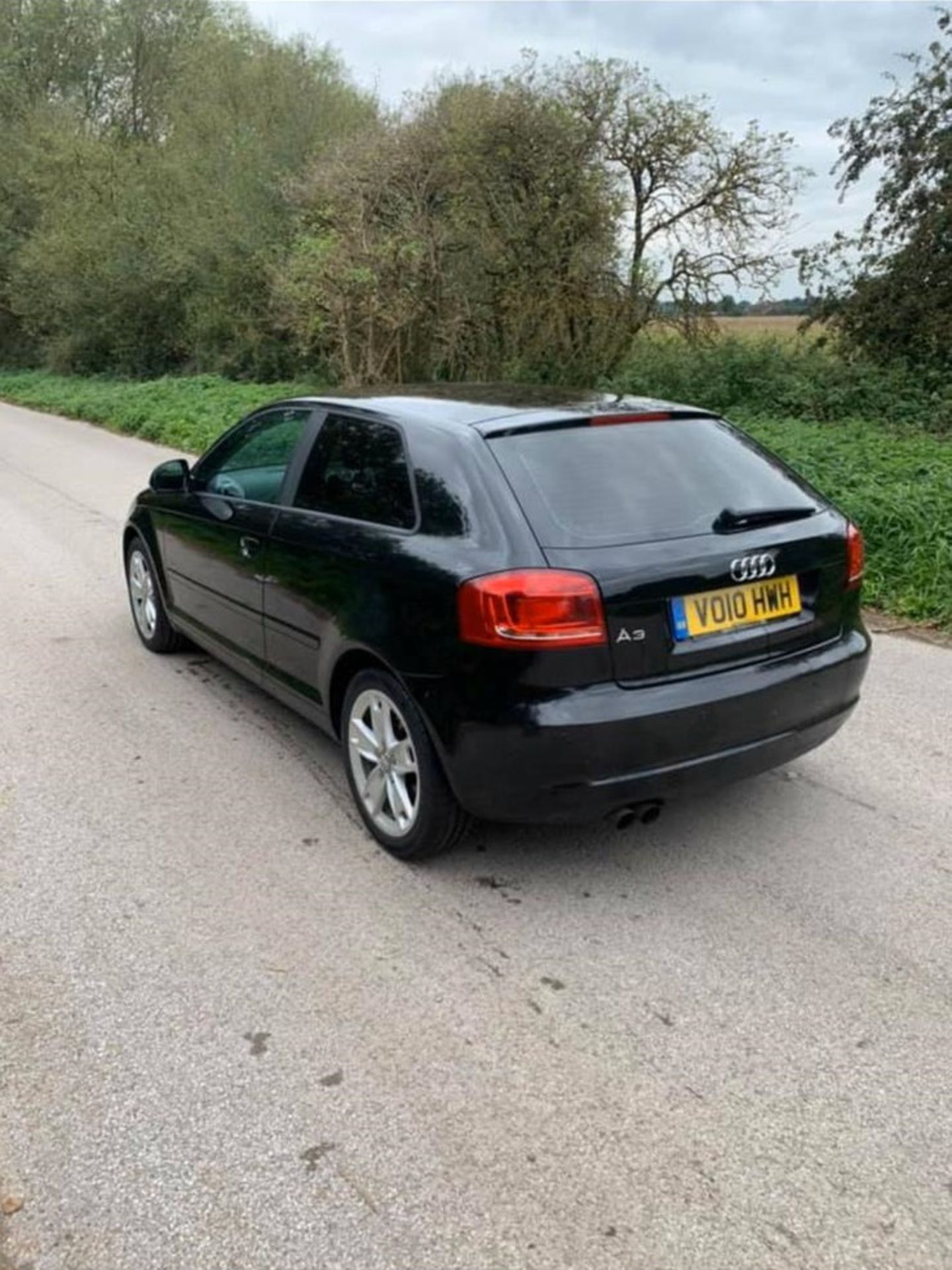 2010/10 REG AUDI A3 SPORT TFSI 1.4 PETROL BLACK 3 DOOR HATCHBACK, SHOWING 2 FORMER KEEPERS *NO VAT* - Bild 3 aus 10