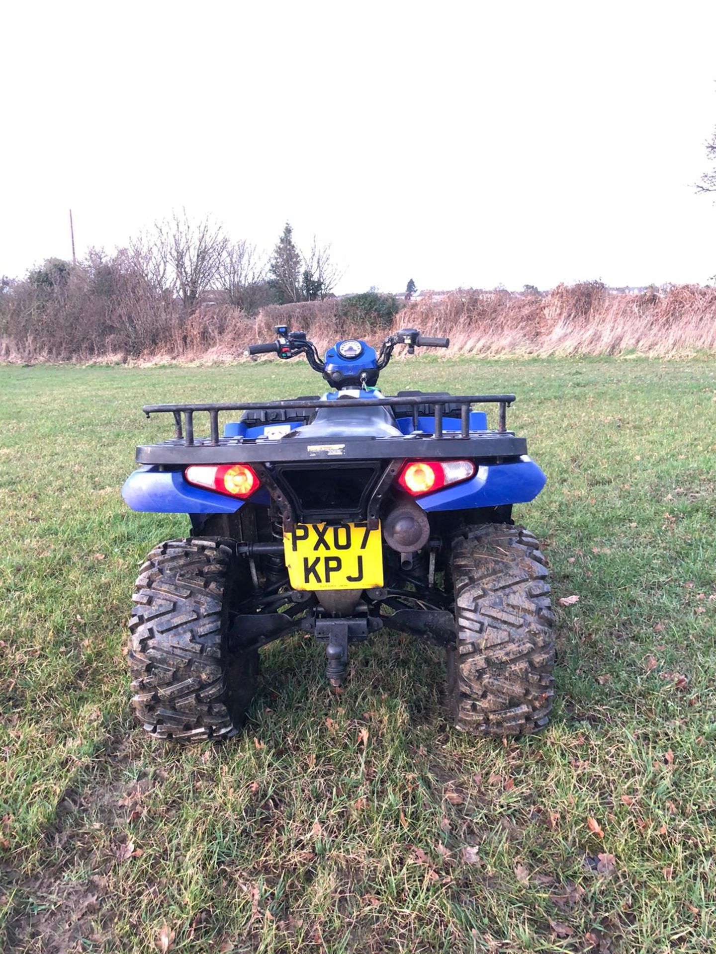 POLARIS 500HD 4 WHEEL DRIVE FARM QUAD, LOW MILES ONLY 589, FRONT WINCH, HEATED HANDLE BARS *NO VAT* - Image 4 of 11