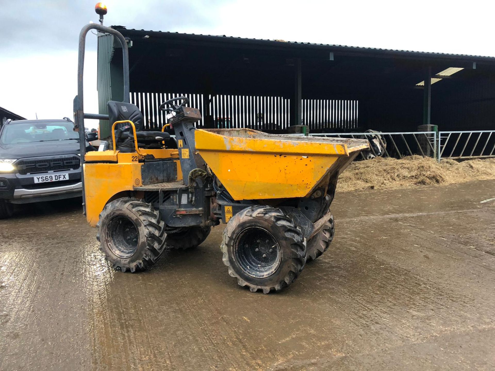 TEREX HD1000 1 TON DUMPER, YEAR 2009, RUNS, WORKS AND TIPS *PLUS VAT*