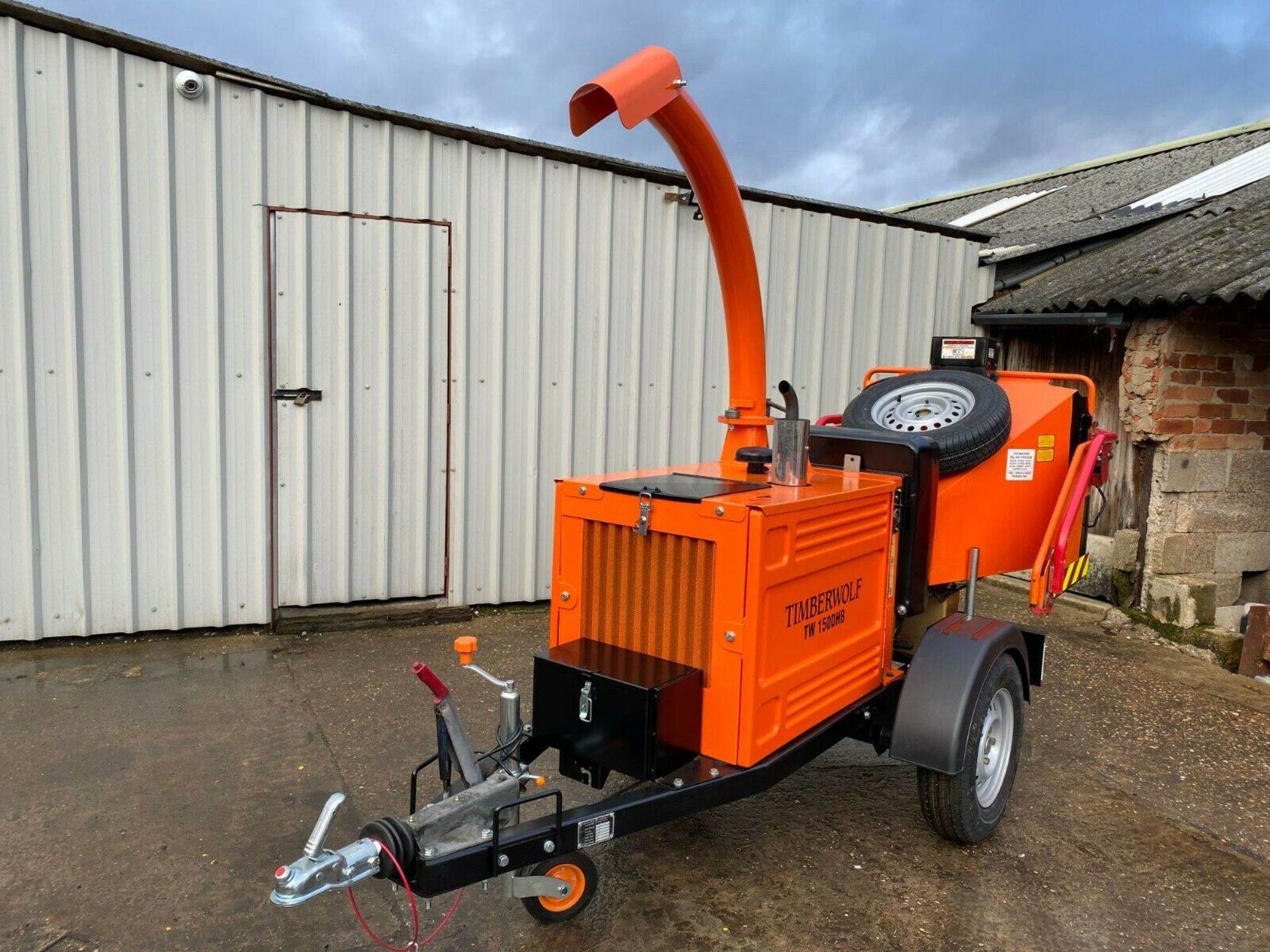 TIMBERWOLF TW150 DHB WOOD CHIPPER, KUBOTA DIESEL ENGINE *PLUS VAT* - Image 3 of 11