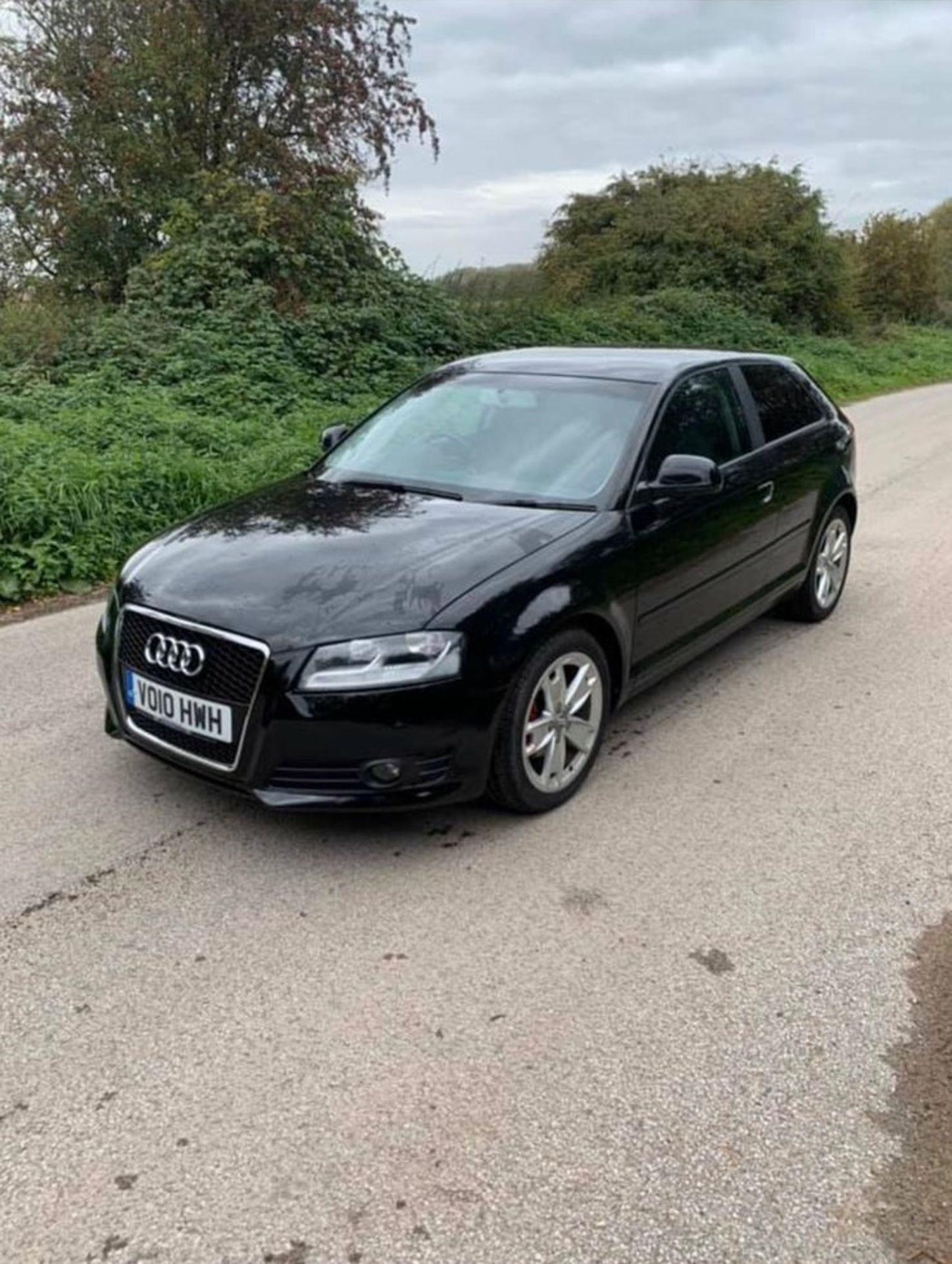 2010/10 REG AUDI A3 SPORT TFSI 1.4 PETROL BLACK 3 DOOR HATCHBACK, SHOWING 2 FORMER KEEPERS *NO VAT* - Bild 2 aus 10