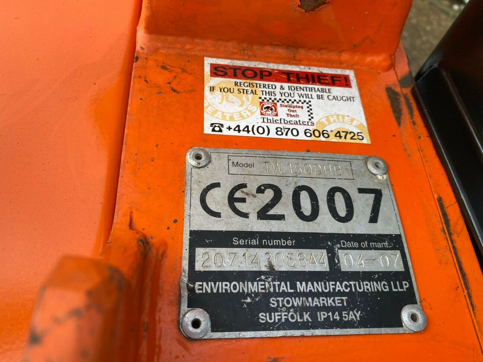 TIMBERWOLF TW150 DHB WOOD CHIPPER, KUBOTA DIESEL ENGINE *PLUS VAT* - Image 11 of 11