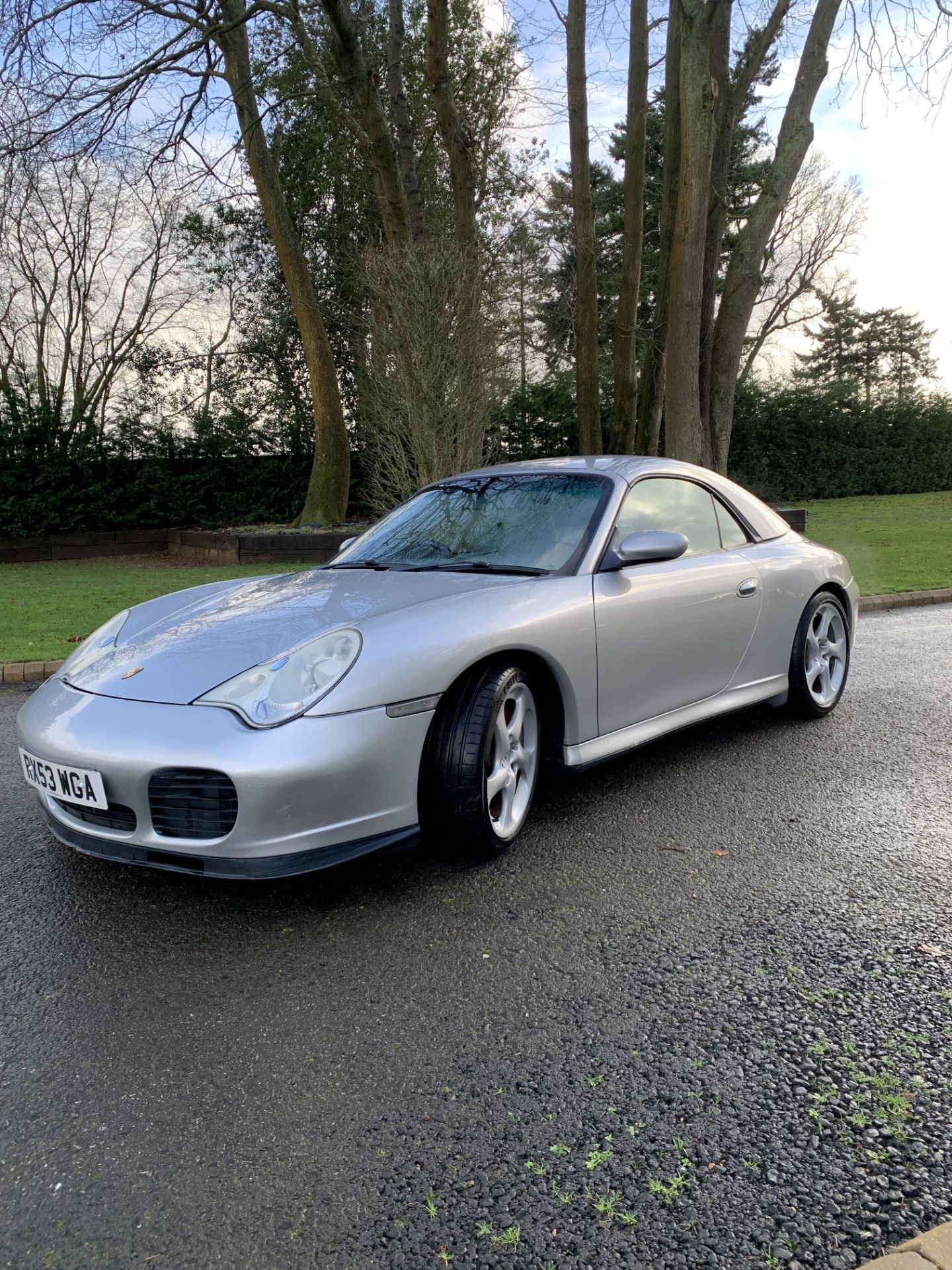 2003/53 REG PORSCHE 911 CARRERA 4S TIP S 3.6L PETROL SILVER CONVERTIBLE, SHOWING 3 FORMER KEEPERS - Bild 2 aus 10