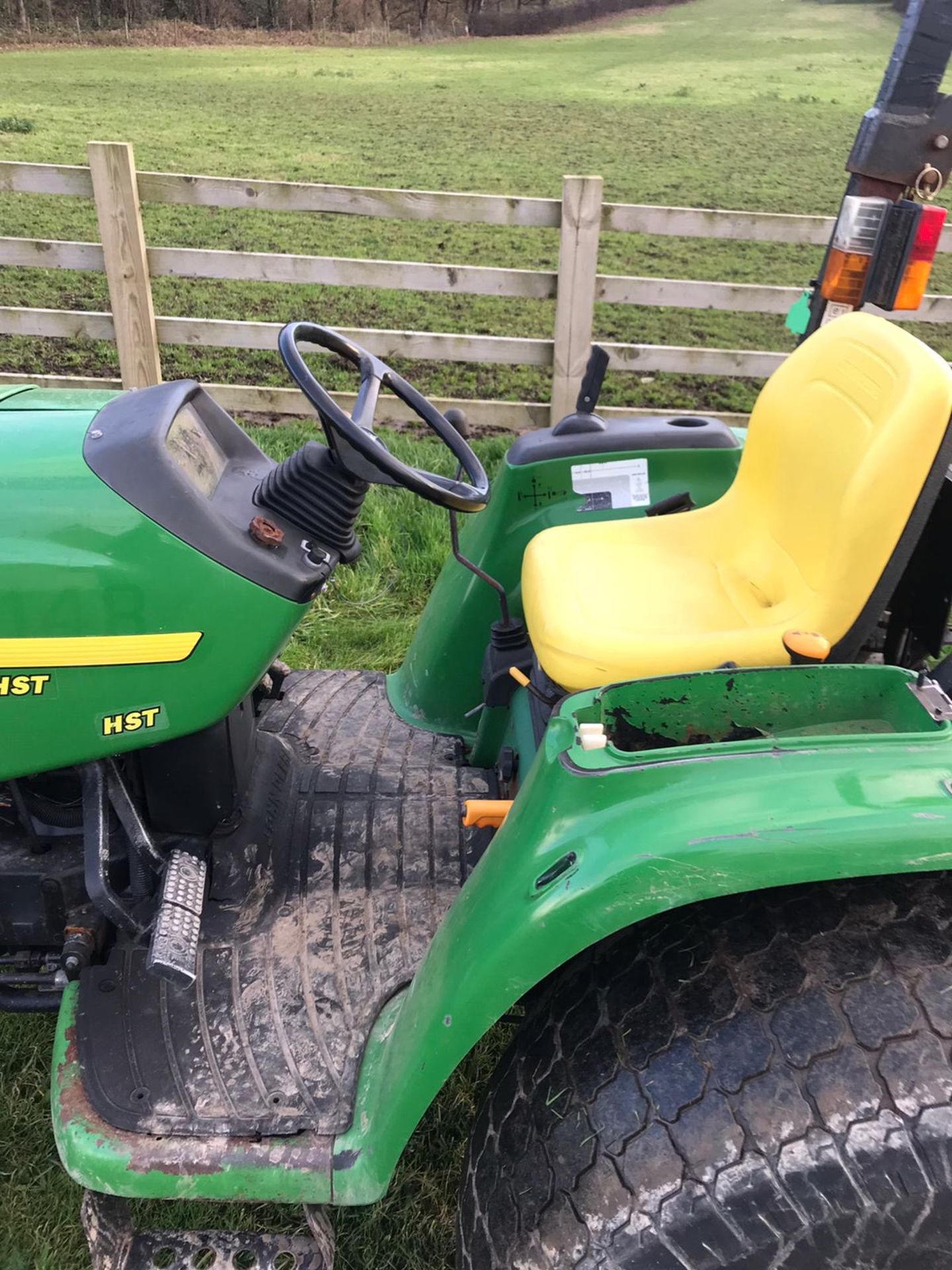 JOHN DEERE 4300 HST COMPACT TRACTOR 4WD, EX-COUNCIL, FIRST REG IN 2002 TO SOUTHERN DISTRICT COUNCIL - Image 7 of 9