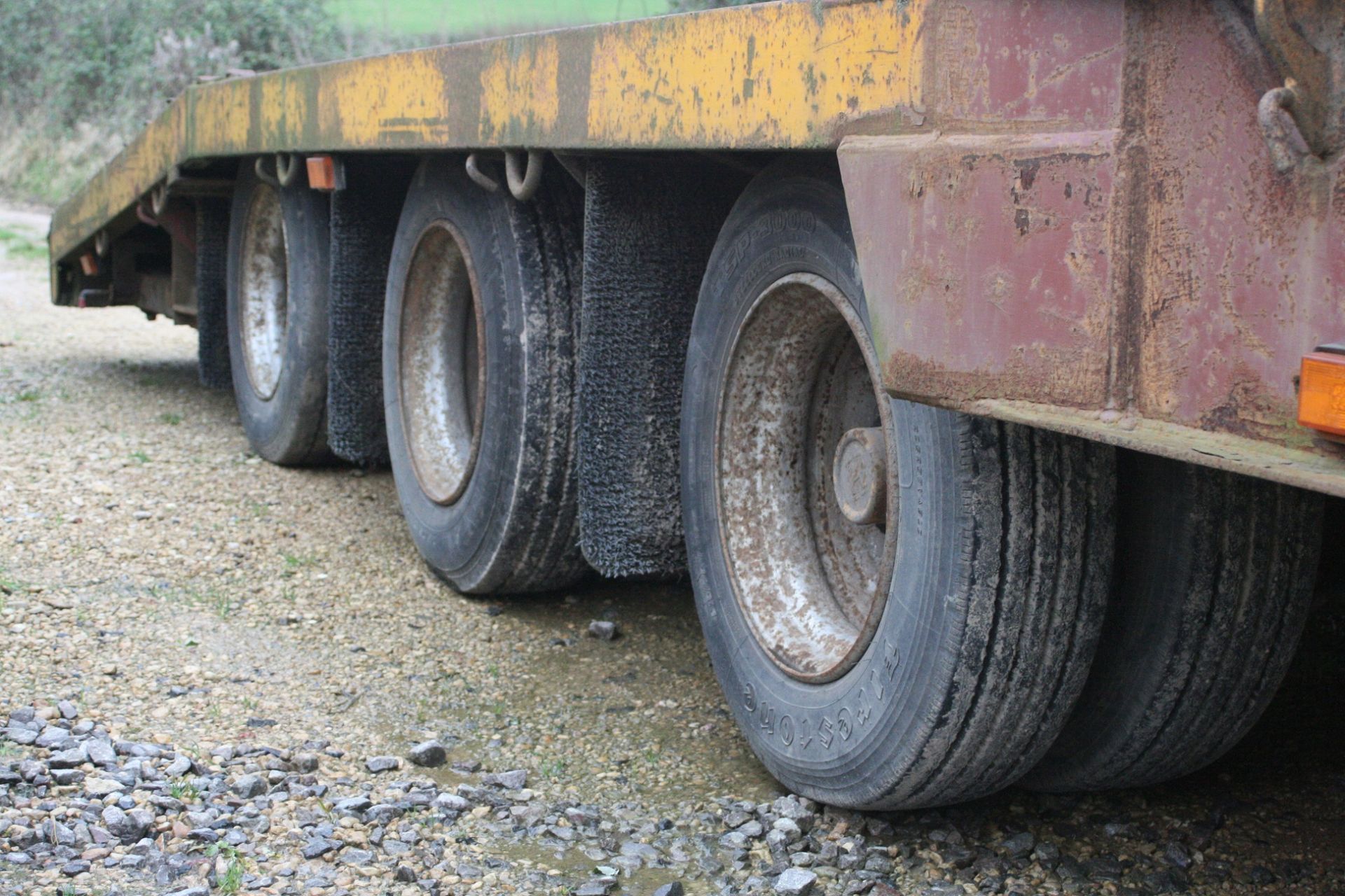 ANDOVER SFCL36 TRI-AXLE TRAILER, 36 TON, REAR LIFT AXLE, NO MOT, YEAR 1998 *PLUS VAT* - Image 12 of 12